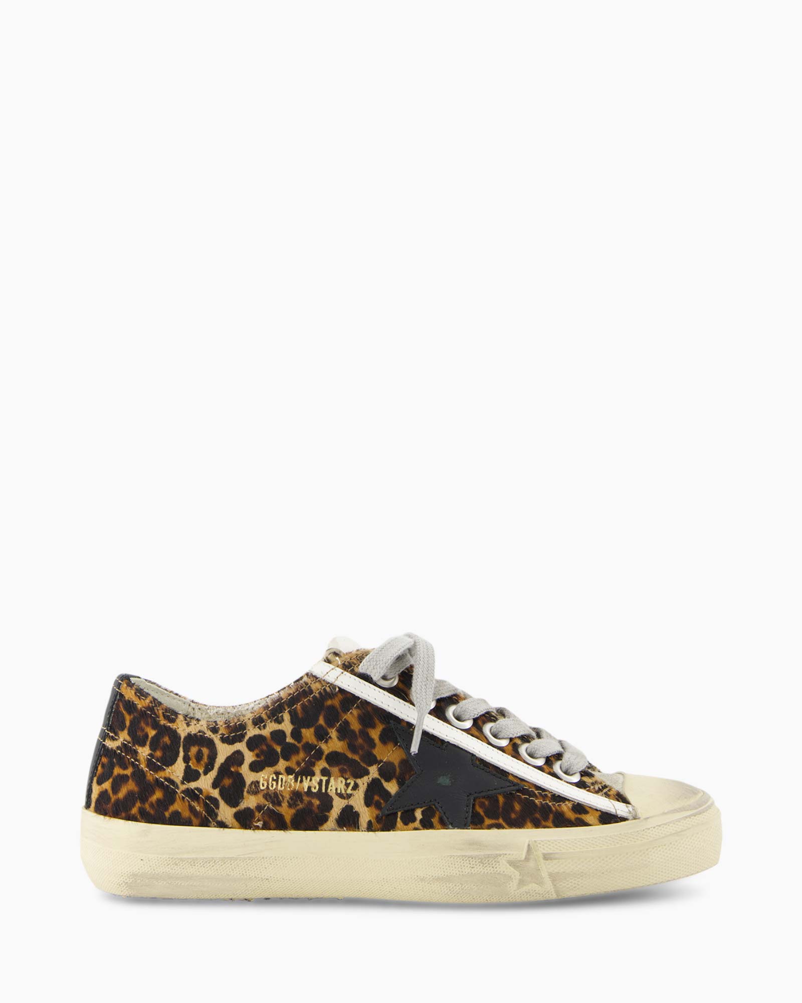Sneaker V-star Leopard Horsy Leather Star Bruin Sneaker V-star Leopard Horsy Leather Star Bruin