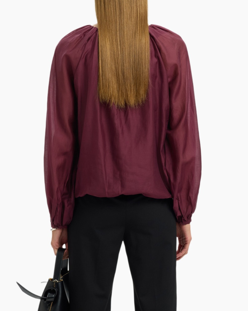 Top Iris Ls Top B Aubergine