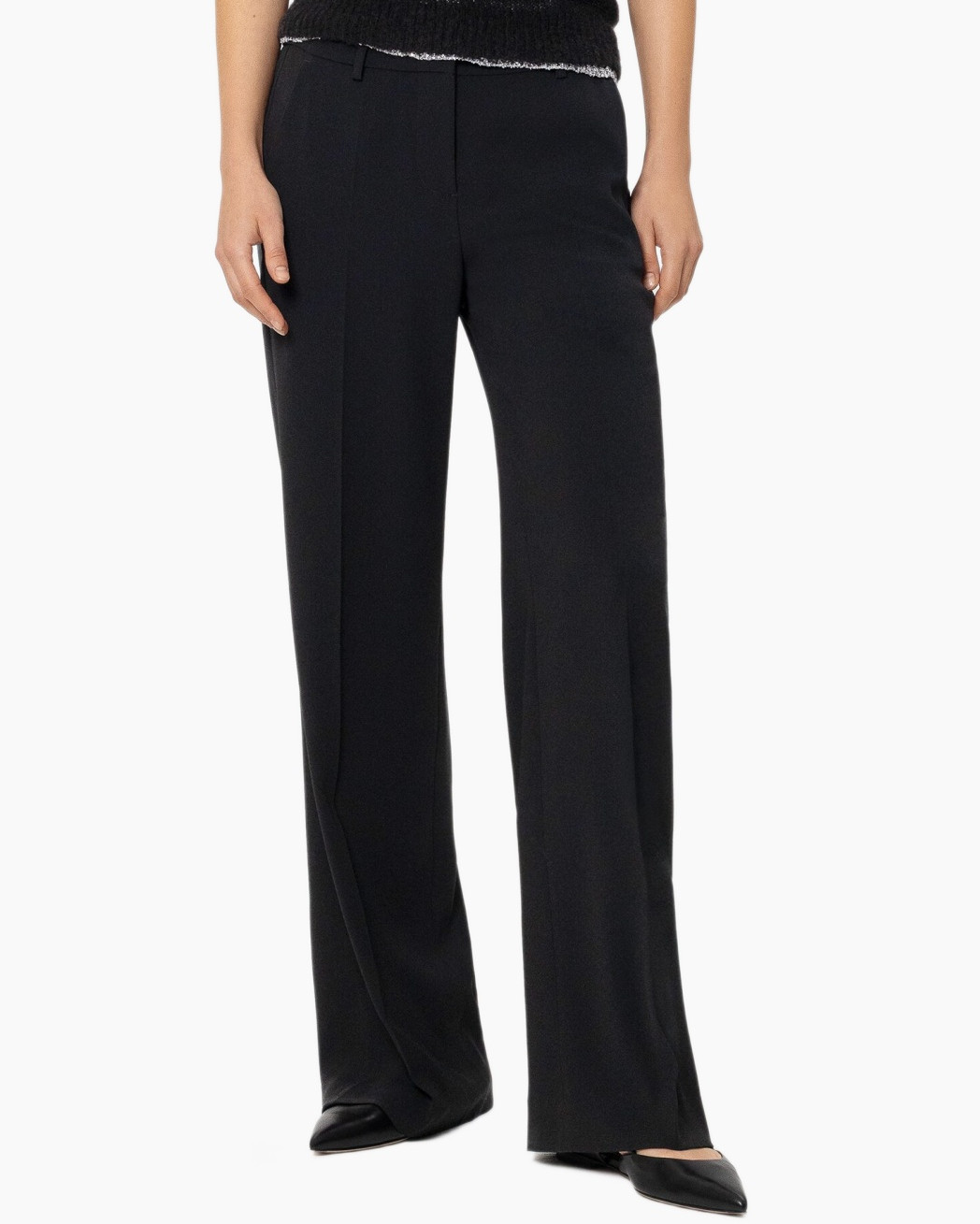 Broek 638858/1694-0 Zwart dessin