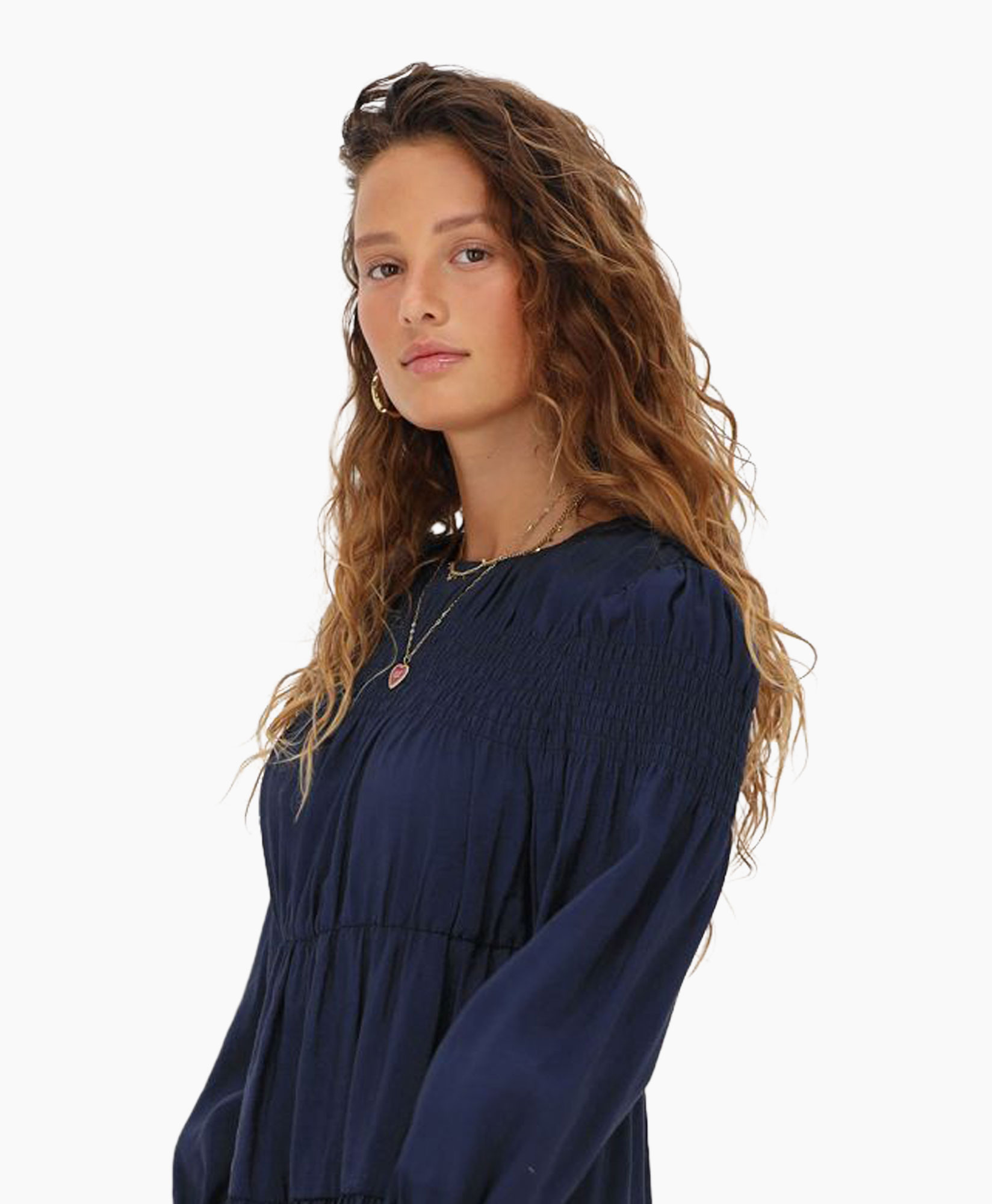 Jurk Mj11657 Blauw