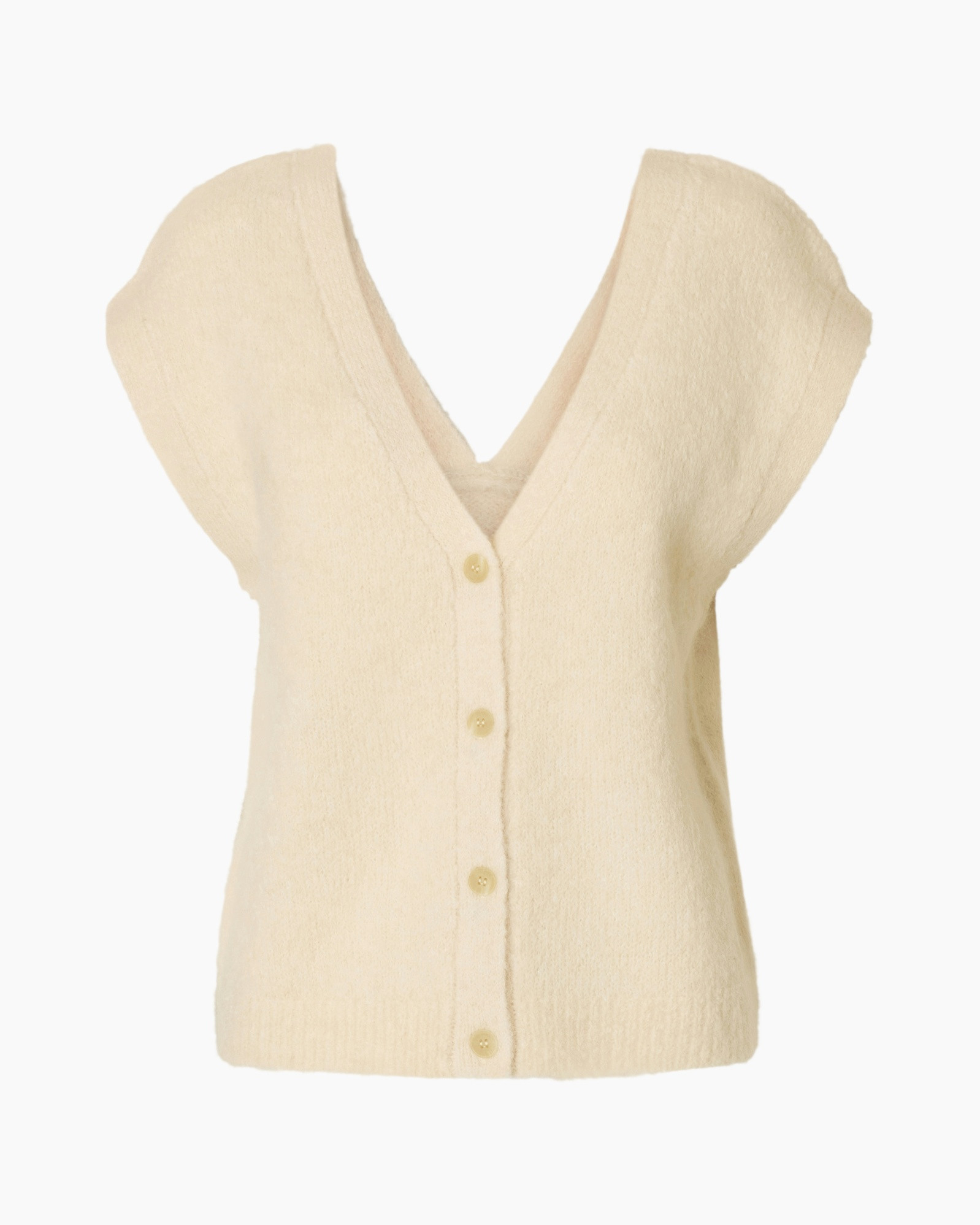 Trui Gabella Knit Vest Off White