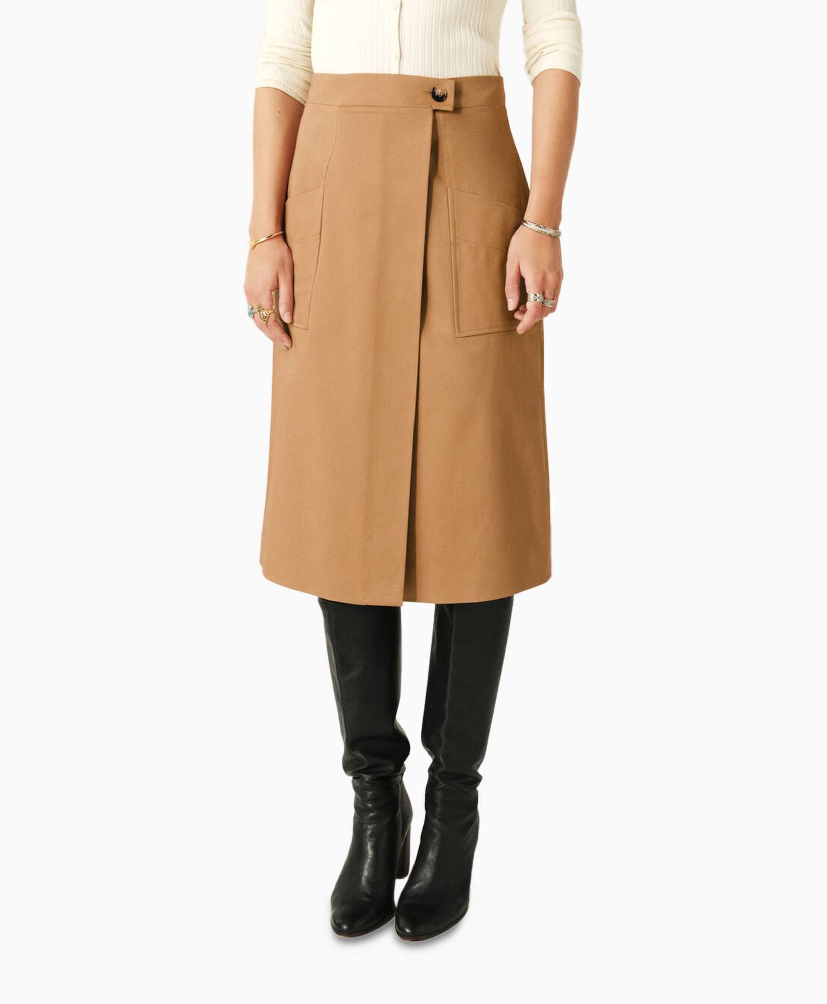 Midi Rok Bastien Camel
