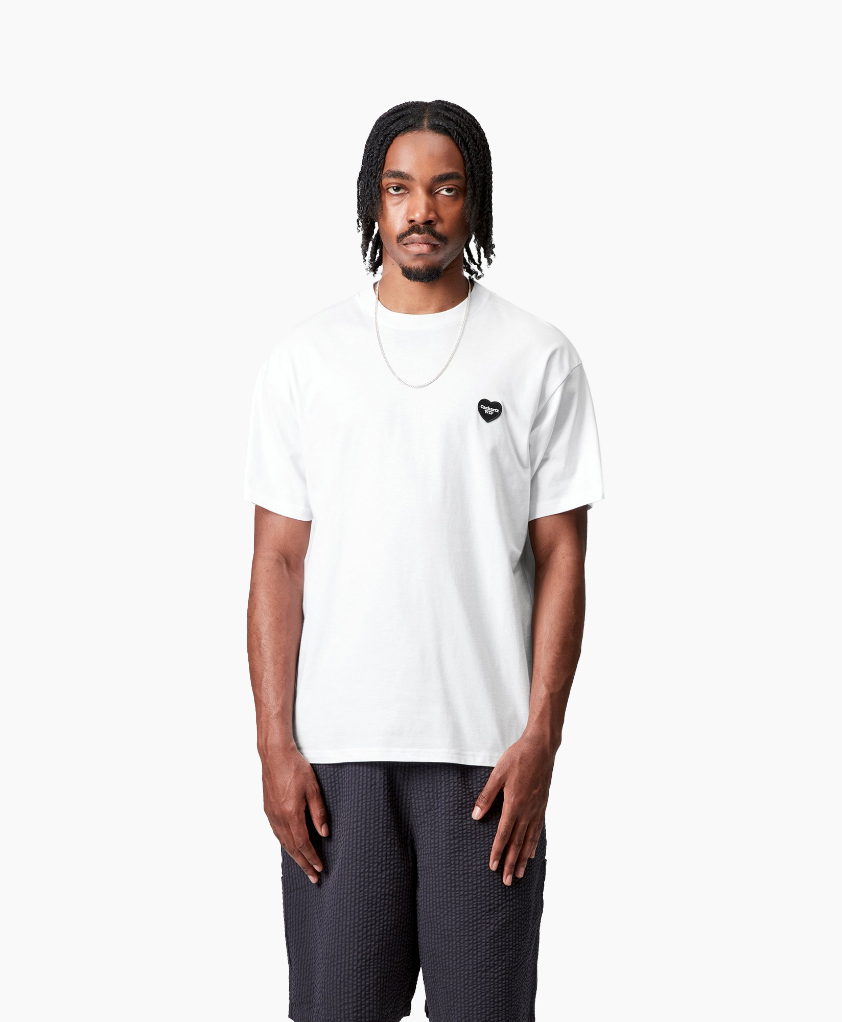 T-shirt Korte Mouw S/s Heart || Hartt Wit