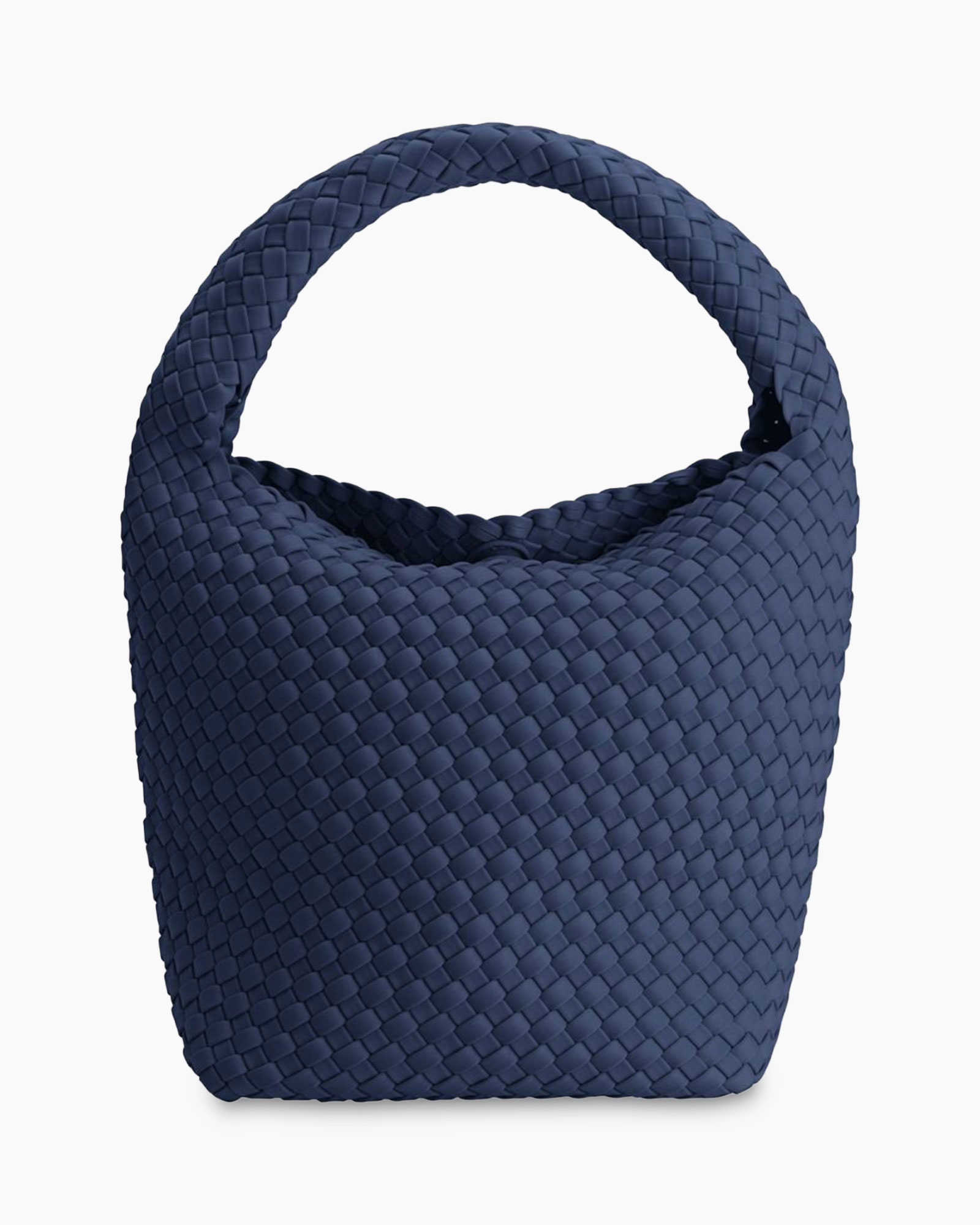 Schouder/hand Tas Bucket Blauw