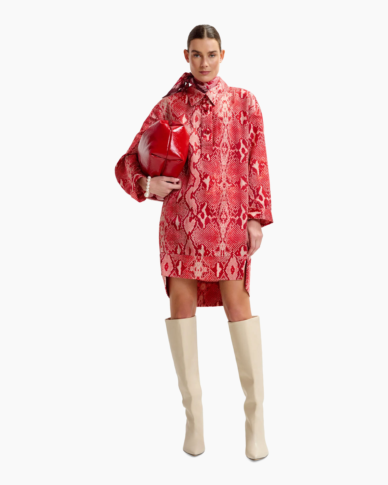 Jurk Illuminata Rood