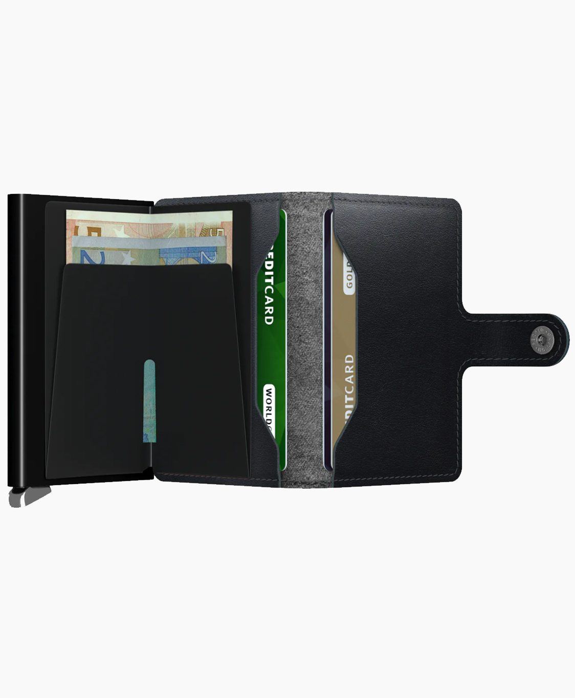Secrid Diversen Premium Miniwallet Dusk Black Zwart