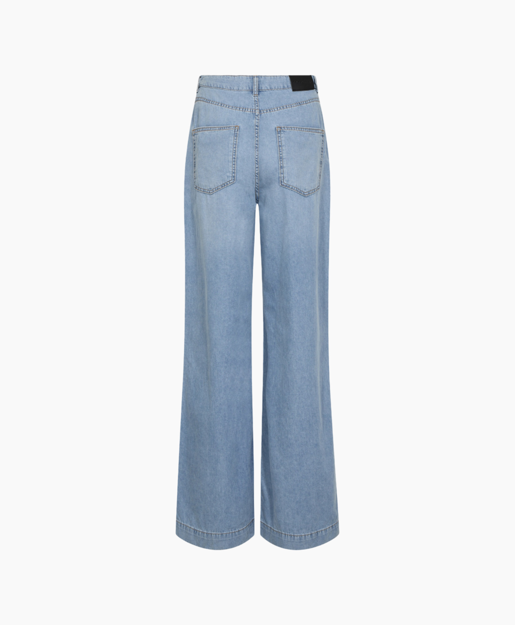 Jeans Cindy Eyelet Wide Blauw