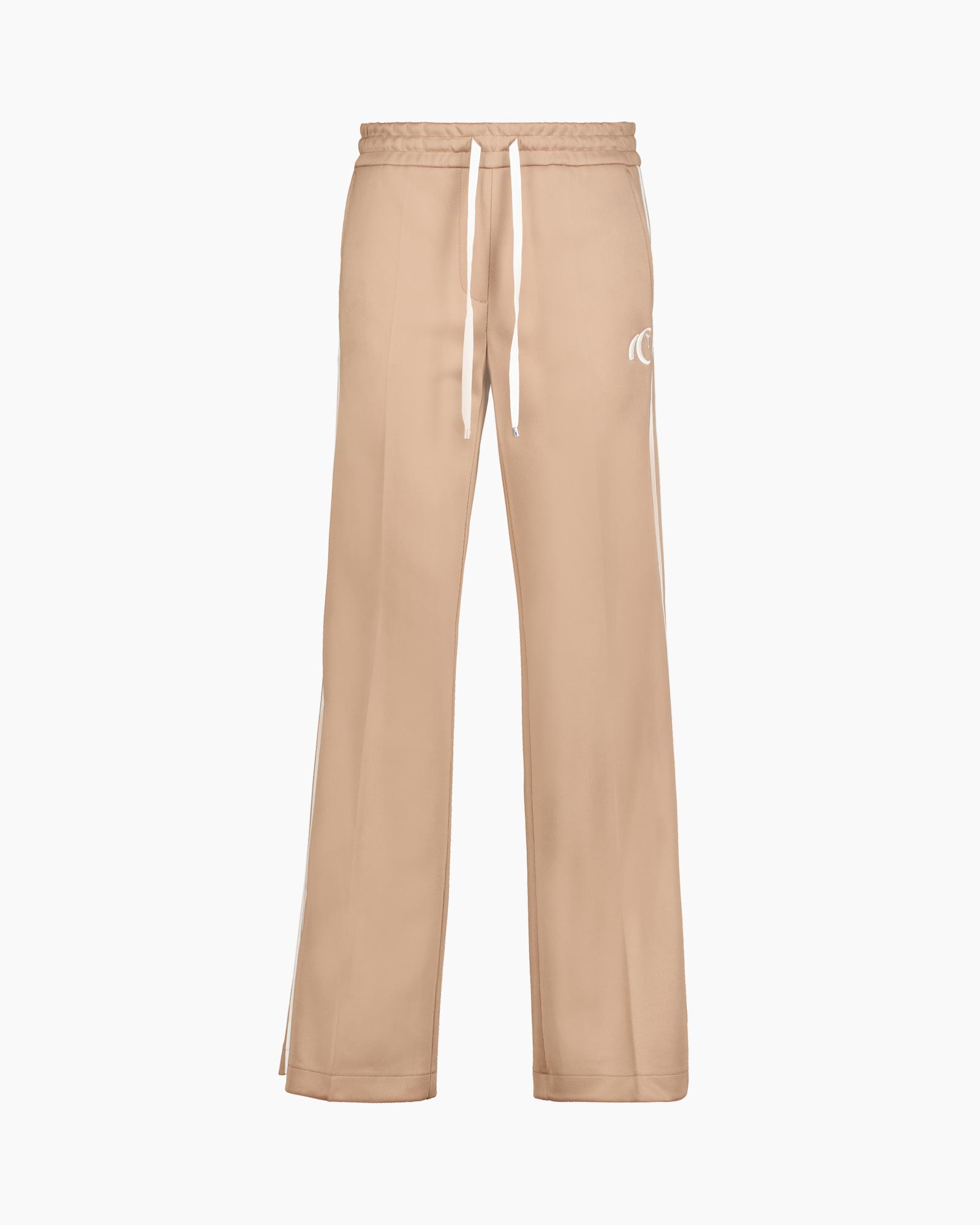 Pantalon Avril Slit Galon Licht Bruin