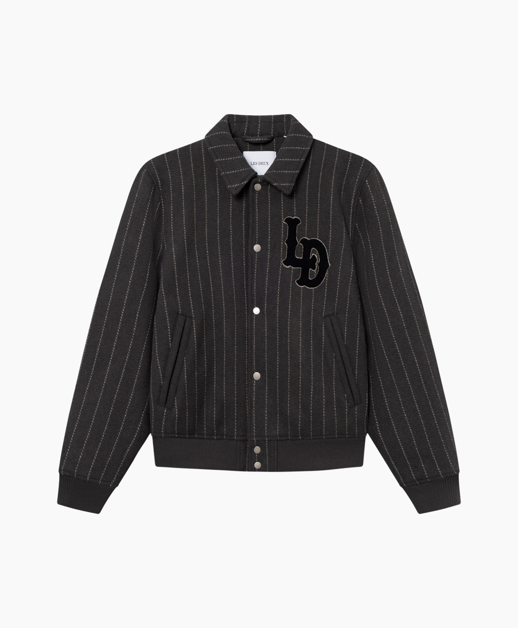 Jack Varsityn Pinstripe Wool Grijs