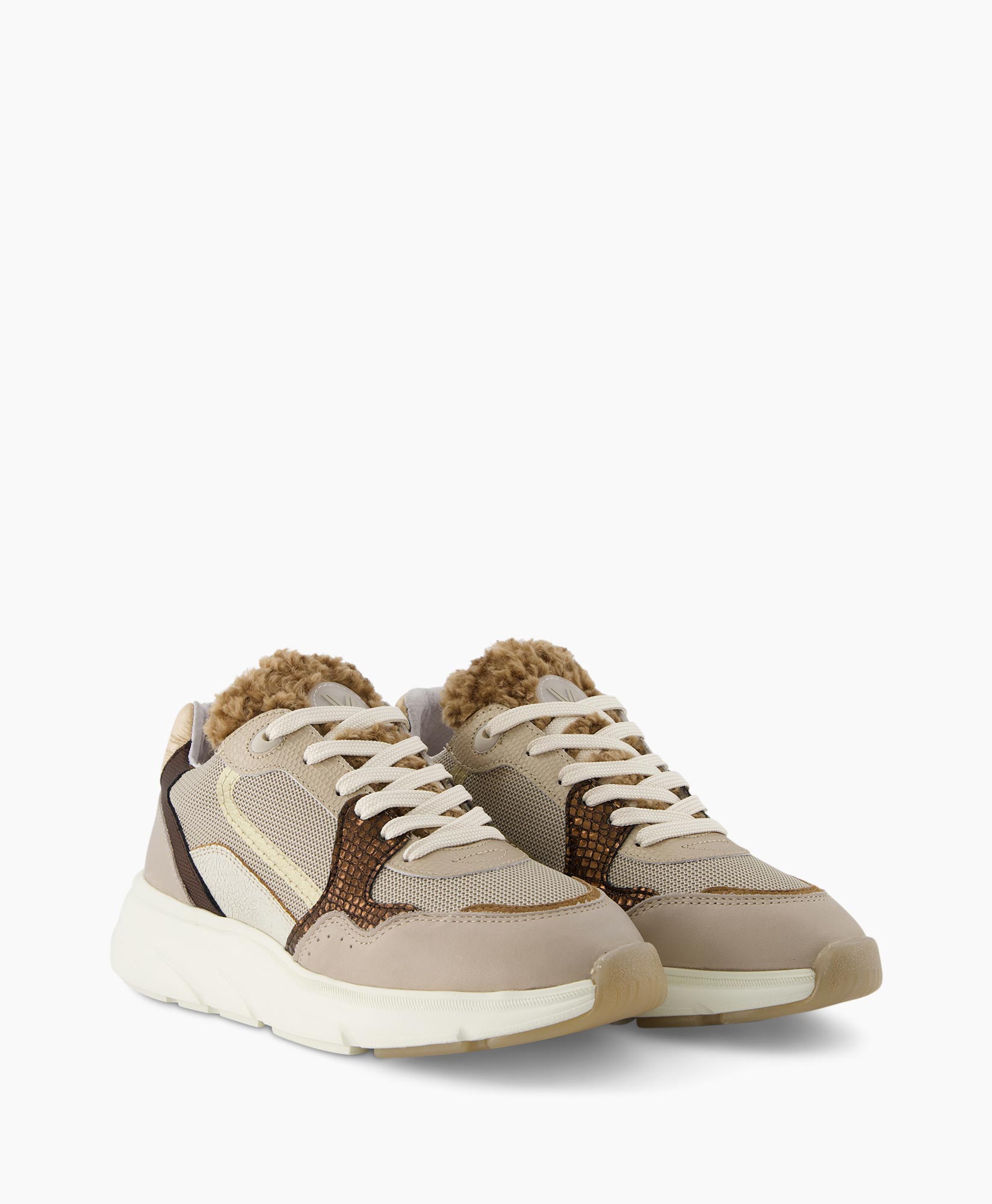 Sneaker Vic Celia Licht Bruin