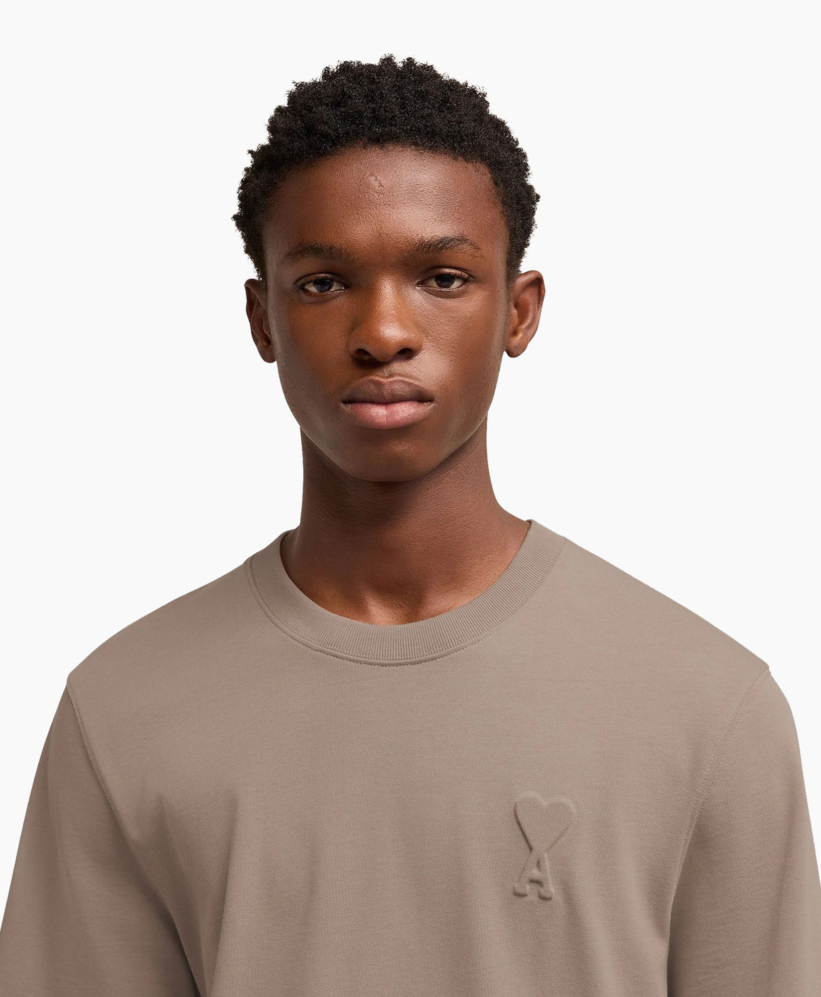 T-shirt Korte Mouw Adc Taupe