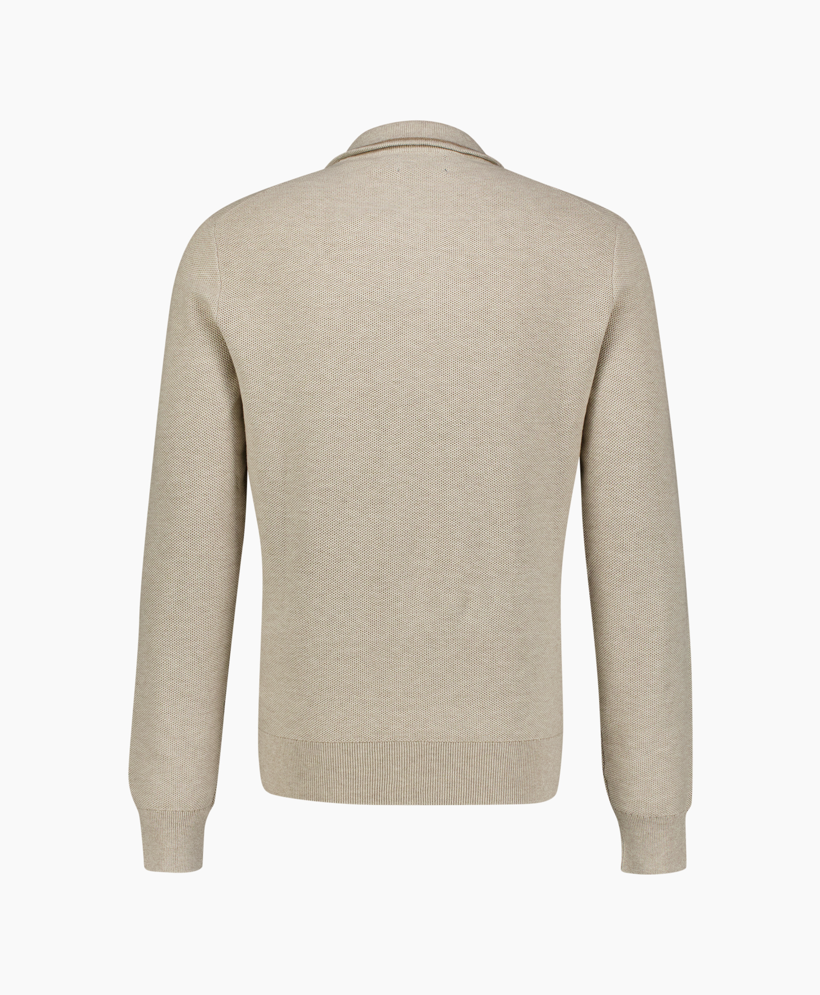 beige, pullover, kwart-zip, breisel, lange mouwen