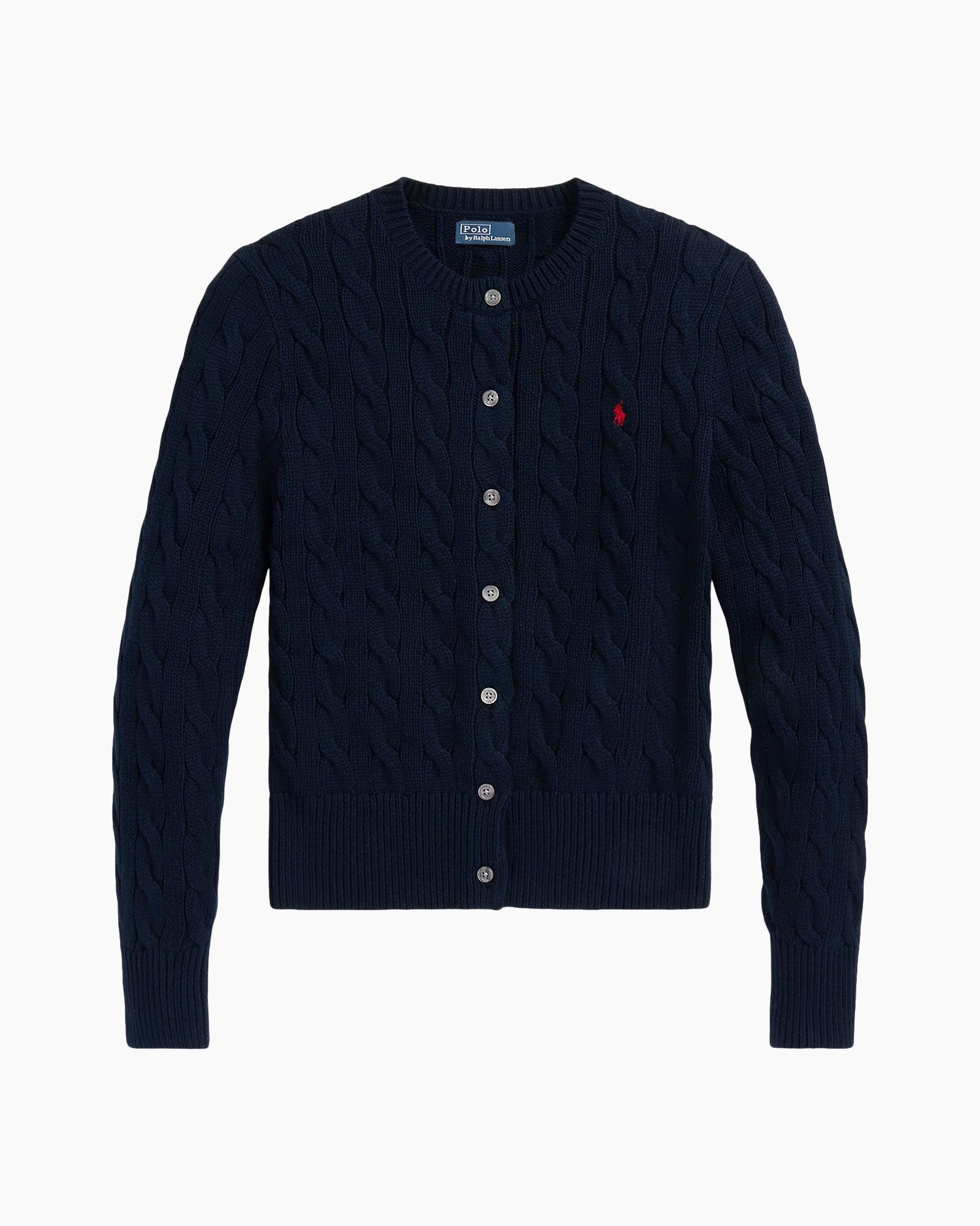 vest cardigan?, trui cardigan?, donkerblauw, kabelkraag?, knopen cardigan