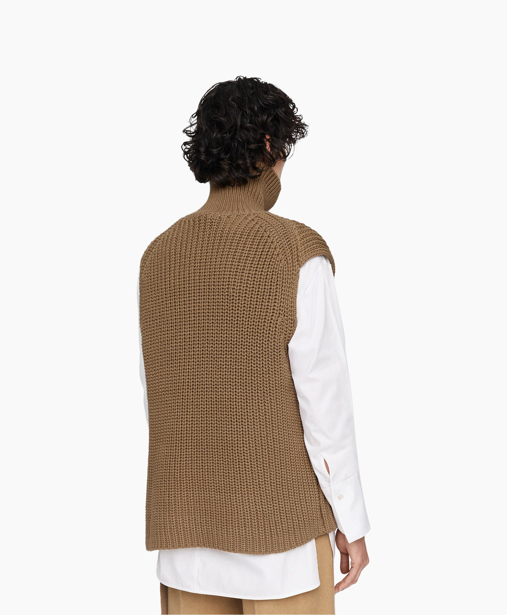 Spencer Mix Media Knit Beige