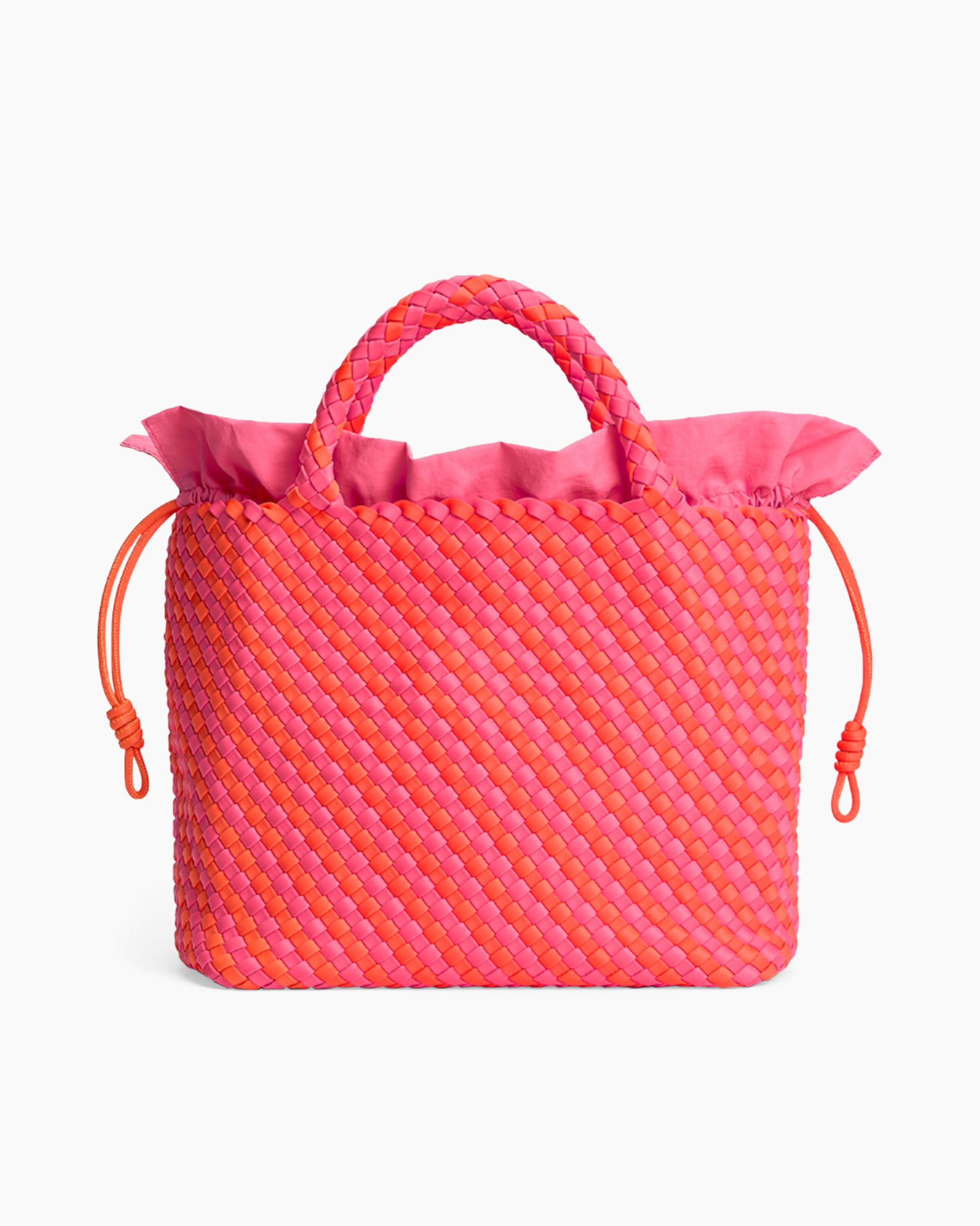 Shopper Medium Stripe Roze
