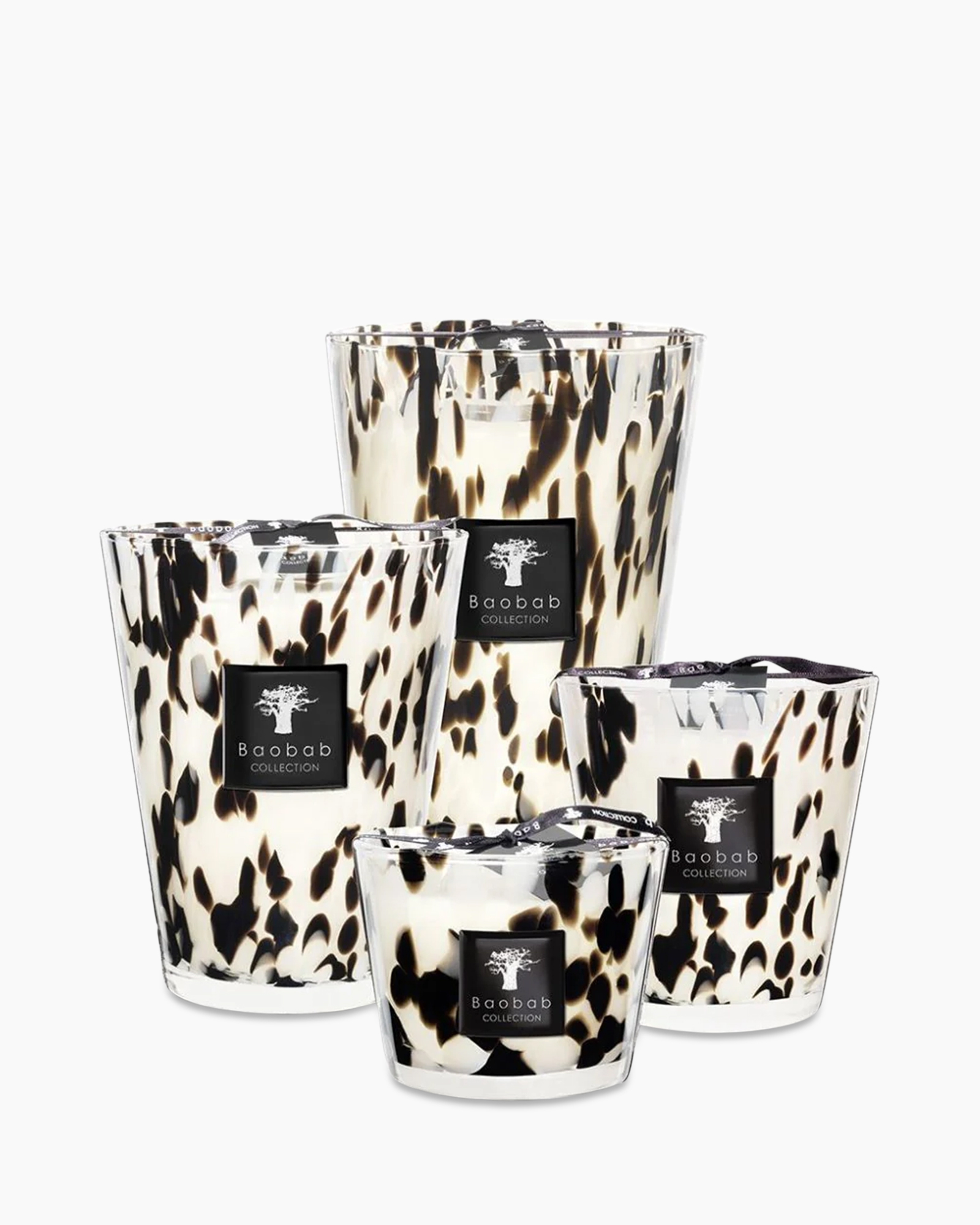 Kaars Max 16 Pearls Zwart