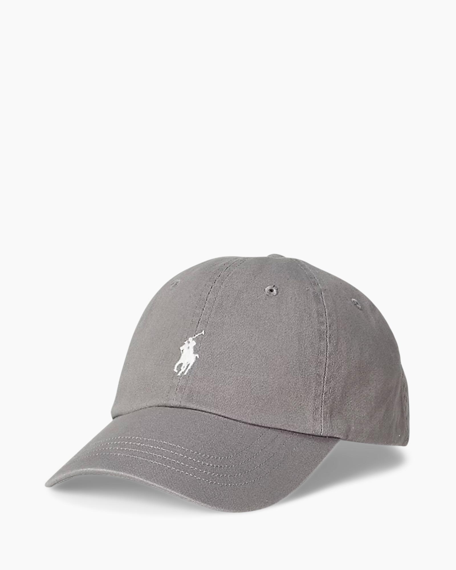 Pet Twill Logo Sport Licht Grijs