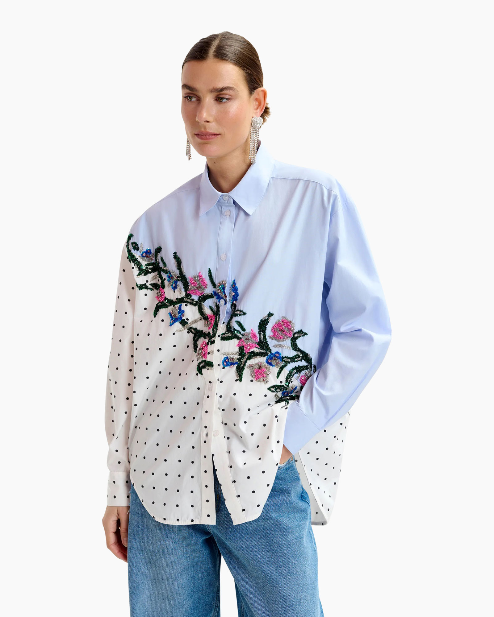 Blouse Independence Blauw
