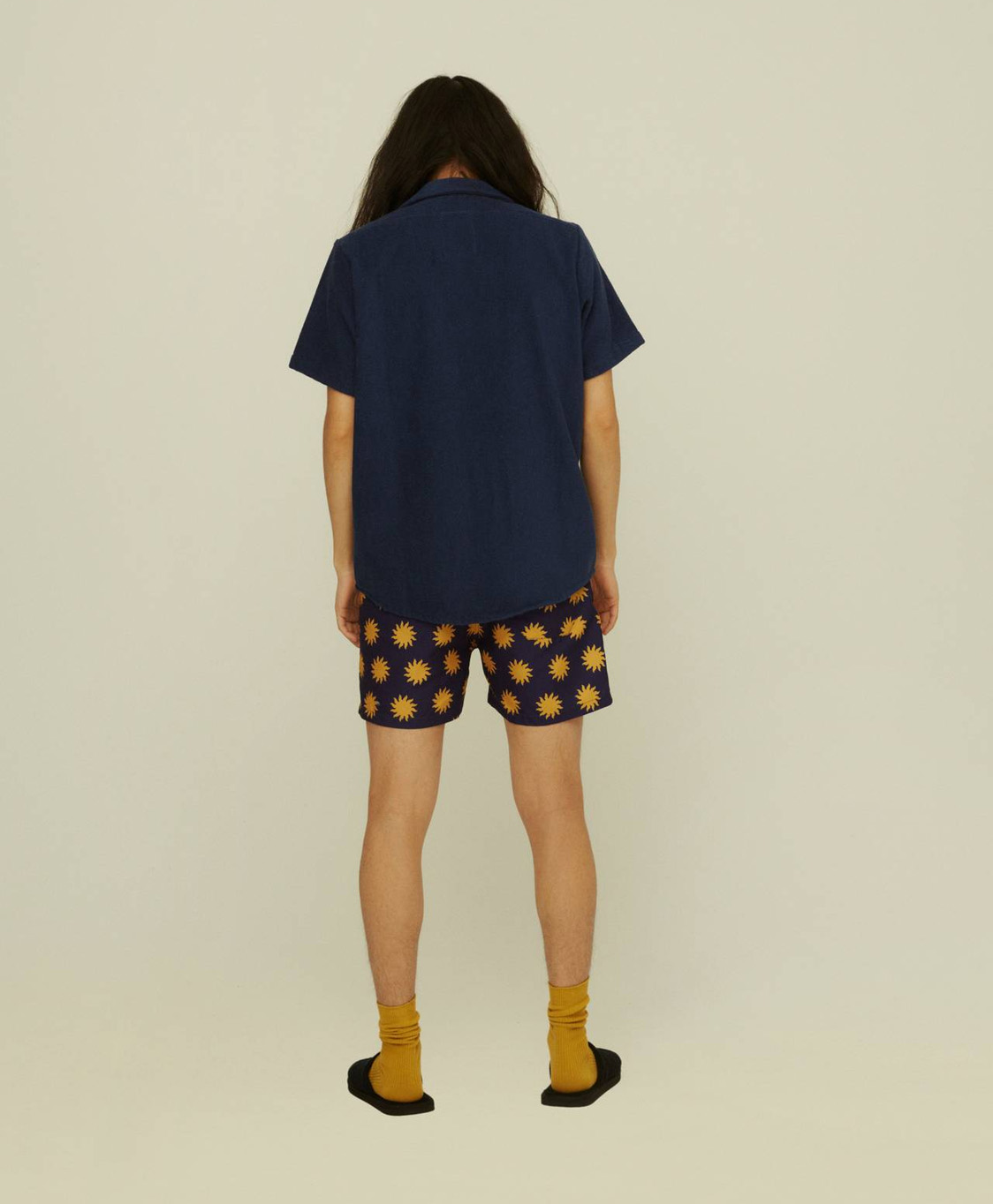 Oas Overshirt Navy Cuba Terry Donker Blauw