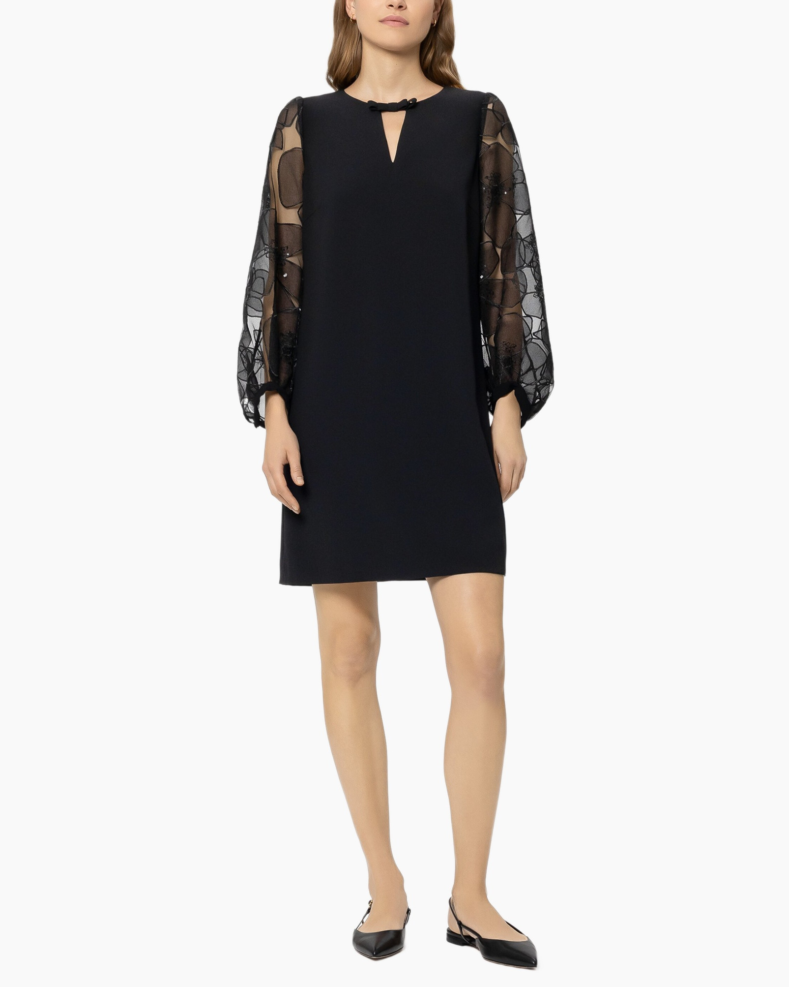 Jurk 738623/1694-0 Zwart dessin