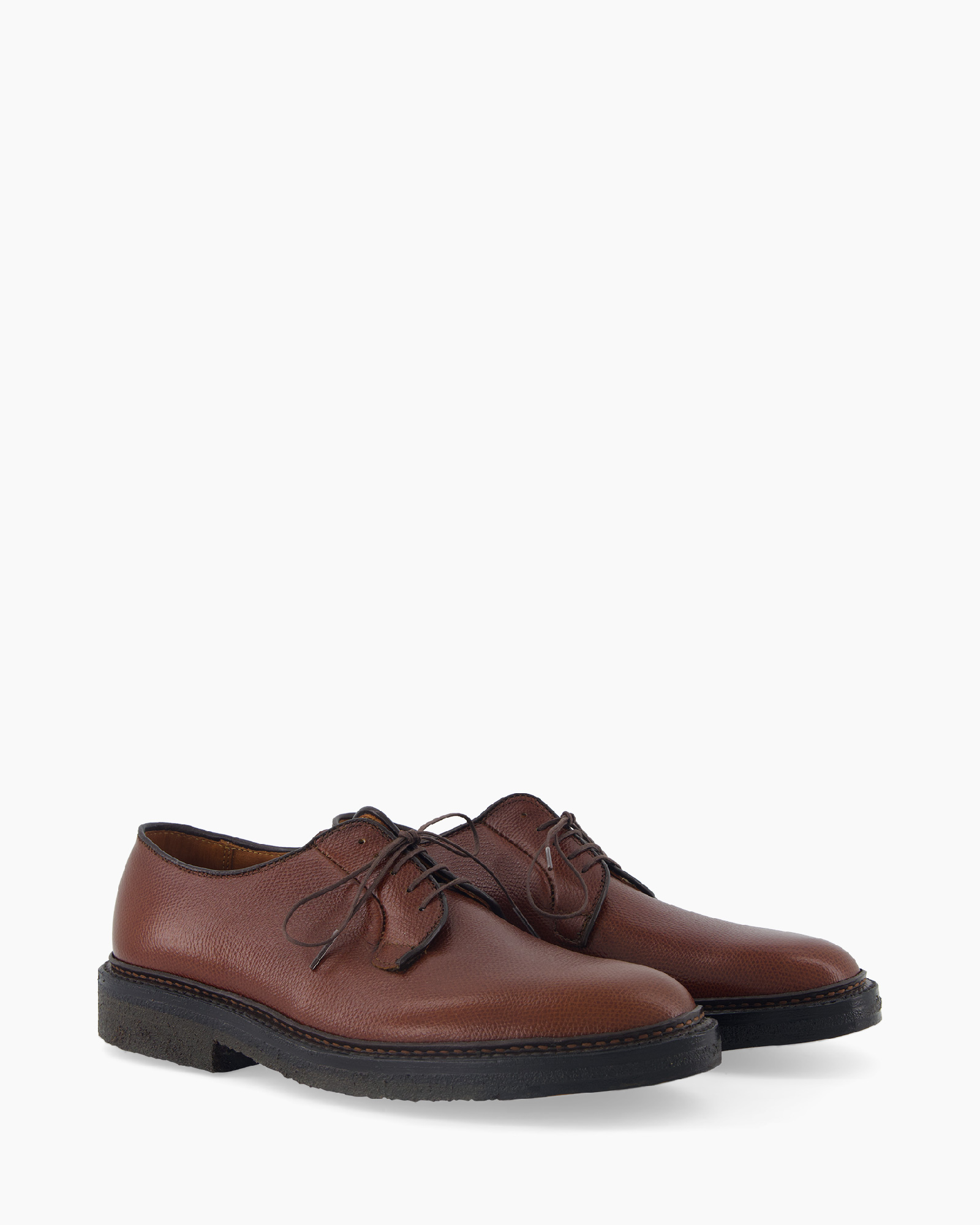 Plain Toe Blucher Donker Bruin