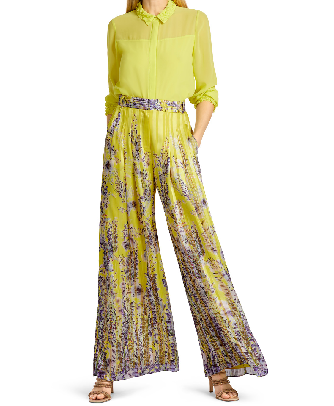 Marccain Collectie Broek Uc 81.60 W99 Groen