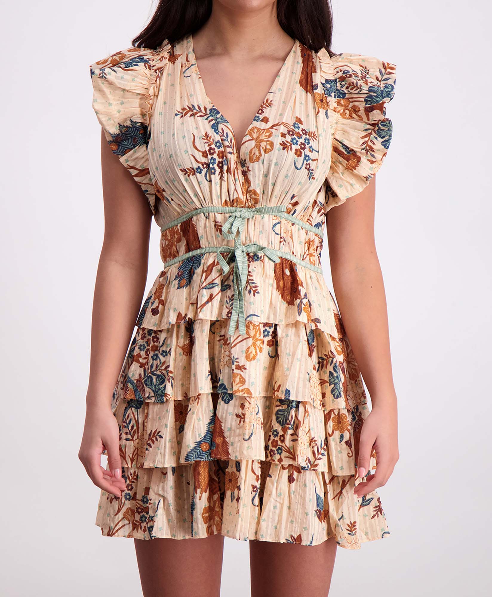 Ulla Johnson Mini Jurk Marni Beige