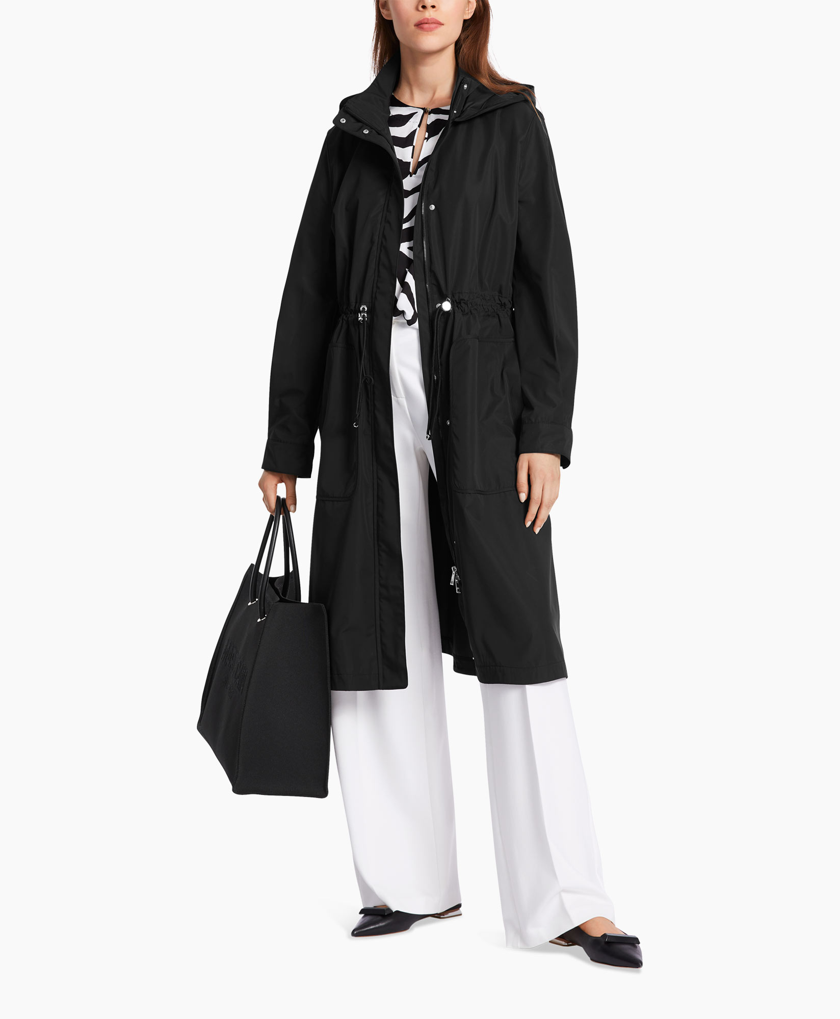 Marccain Collectie Coat Wc 11.04 W26 Zwart