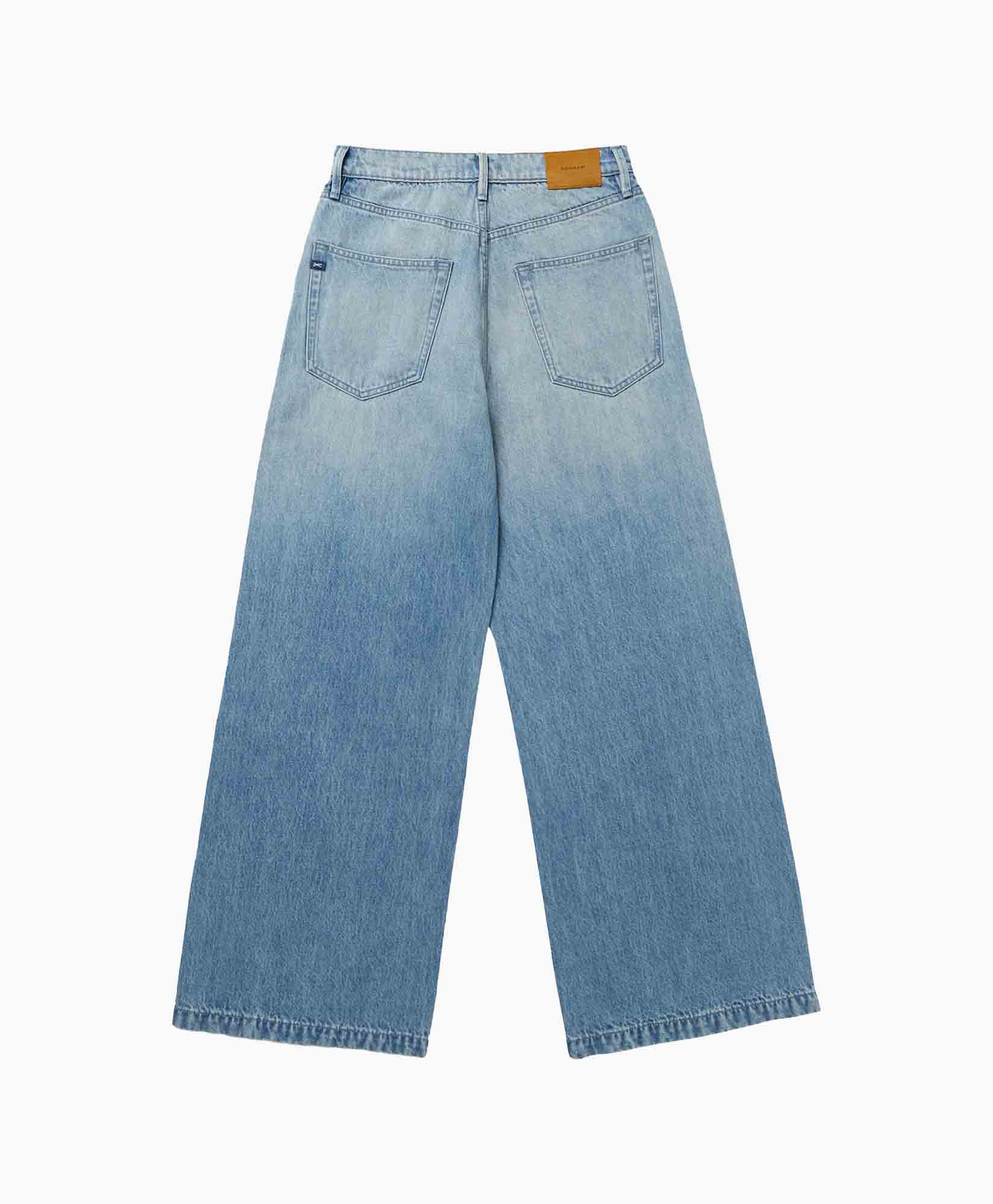 jeans, wide-leg, blue, back pockets, denim, jeans, denim, wide-leg, back pockets, light blue