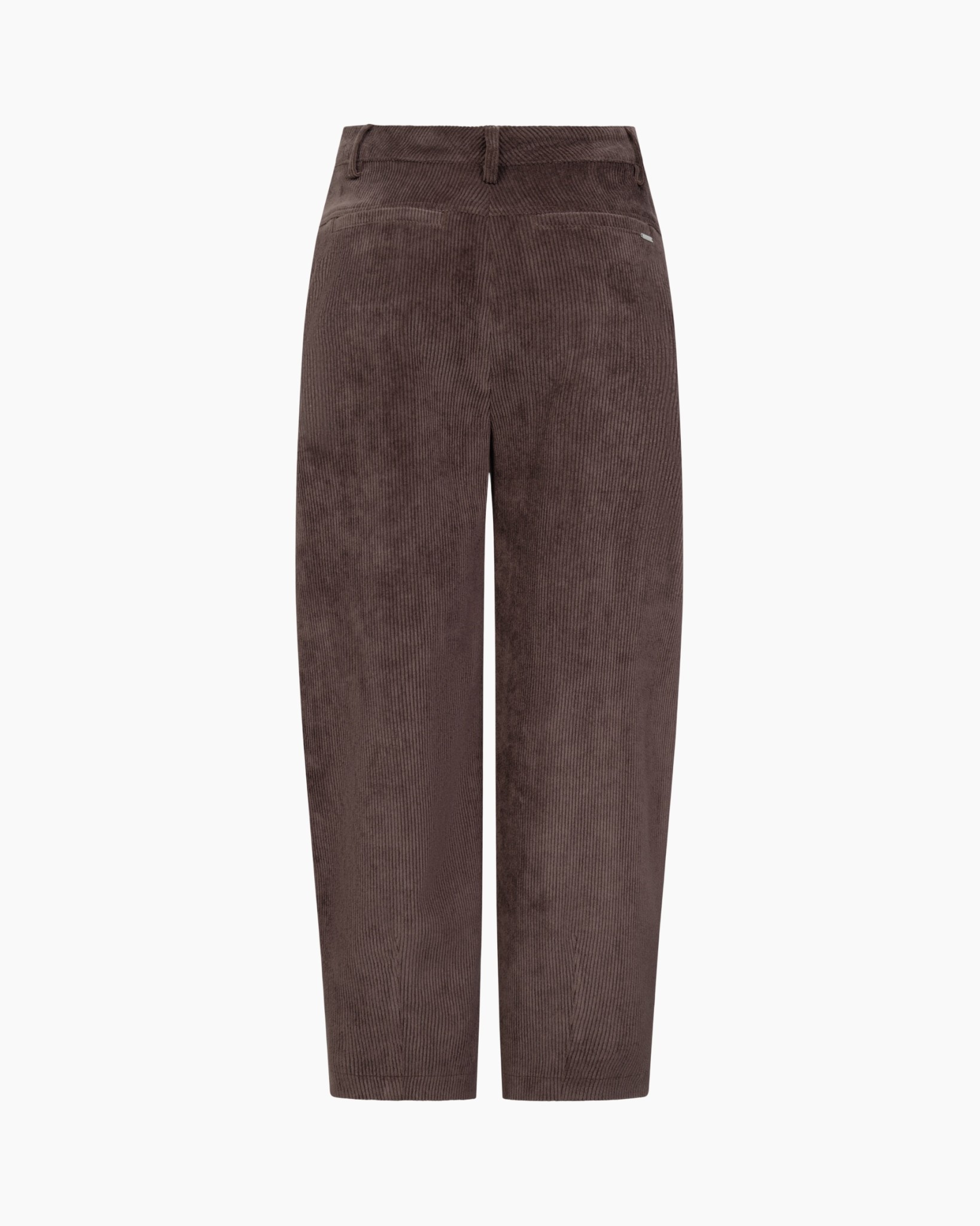kleding, broek, bruin, corduroy, knopen
