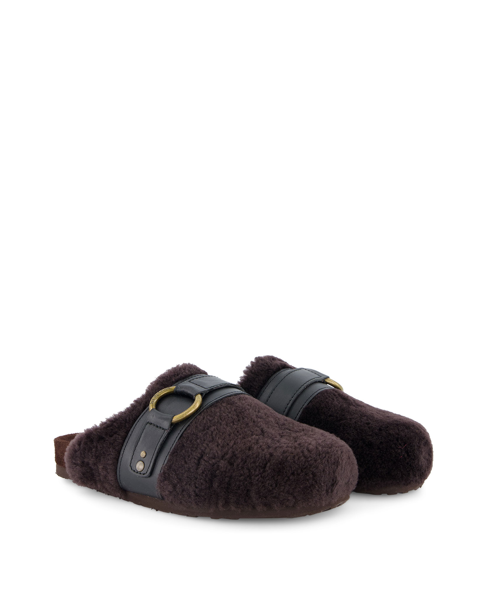See By Chloe Pantoffel Sb37181a Donker Bruin