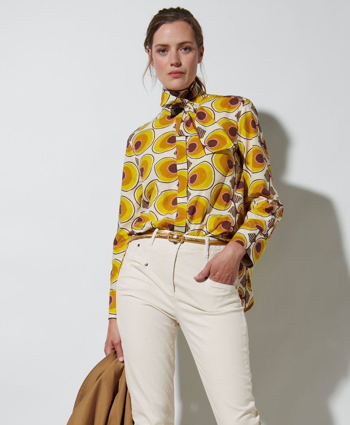 Luisa Cerano Blouse 278329/3484-0 Bruin