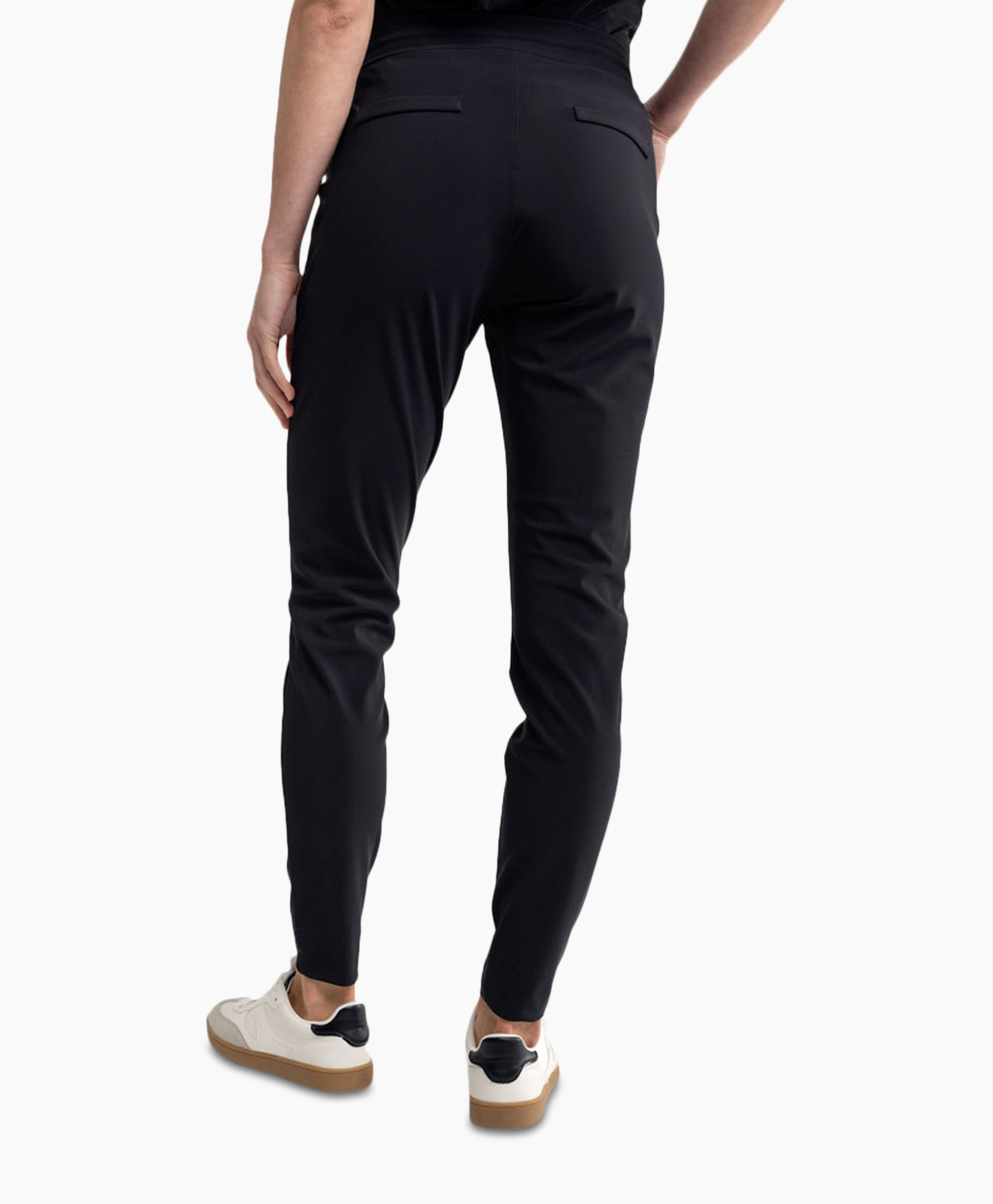 Broek Downstairs Bonded Trousers Zwart dessin