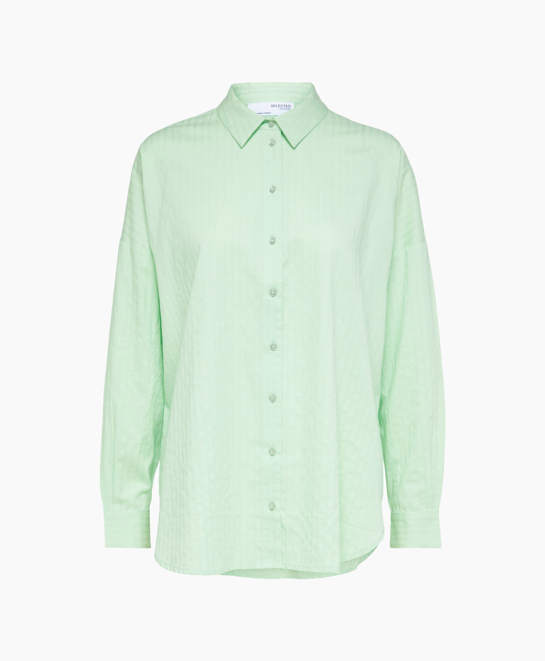 Selected Femme Blouse Lina-sanni licht groen