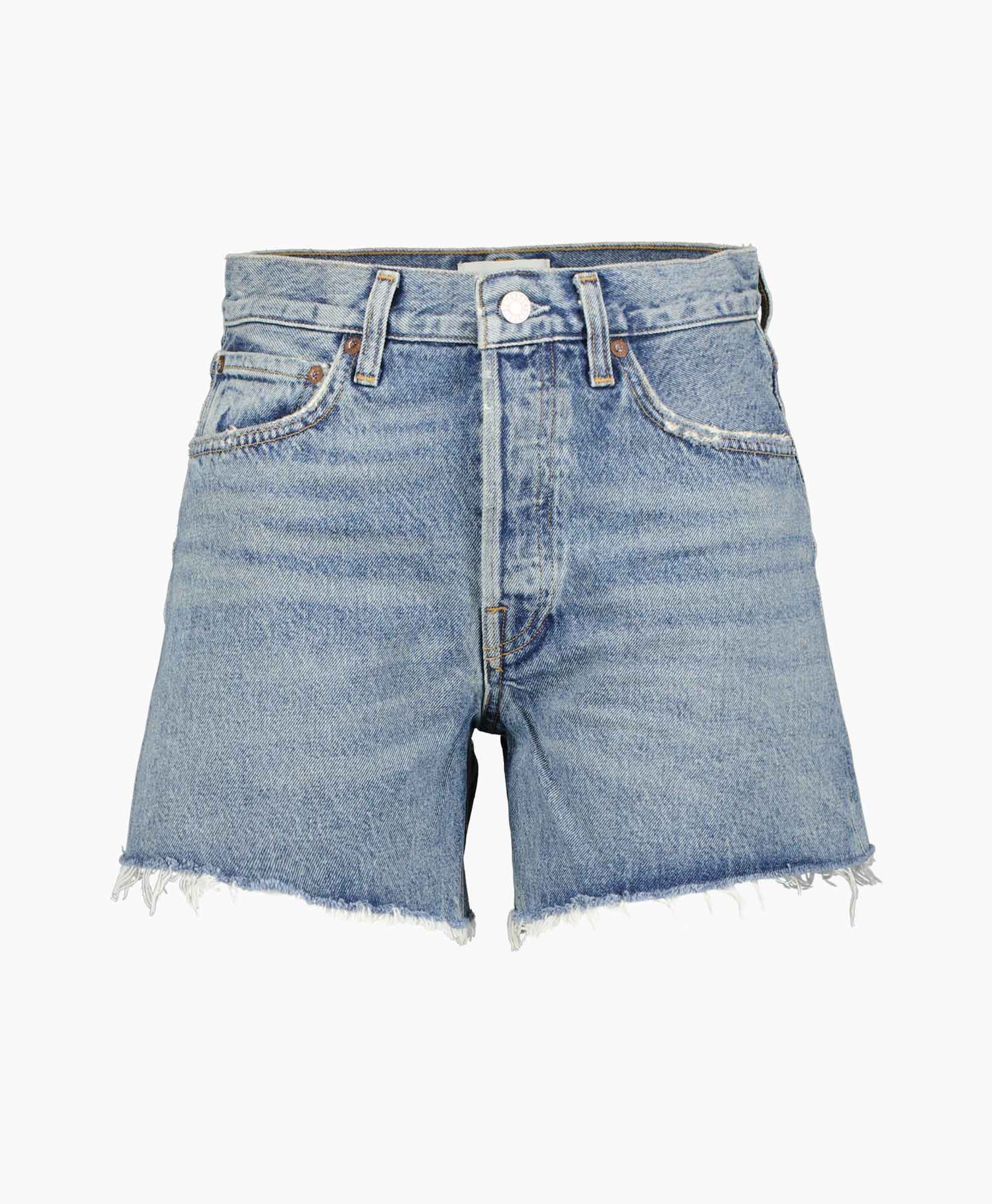 Agolde Short Parker Long Short Blauw