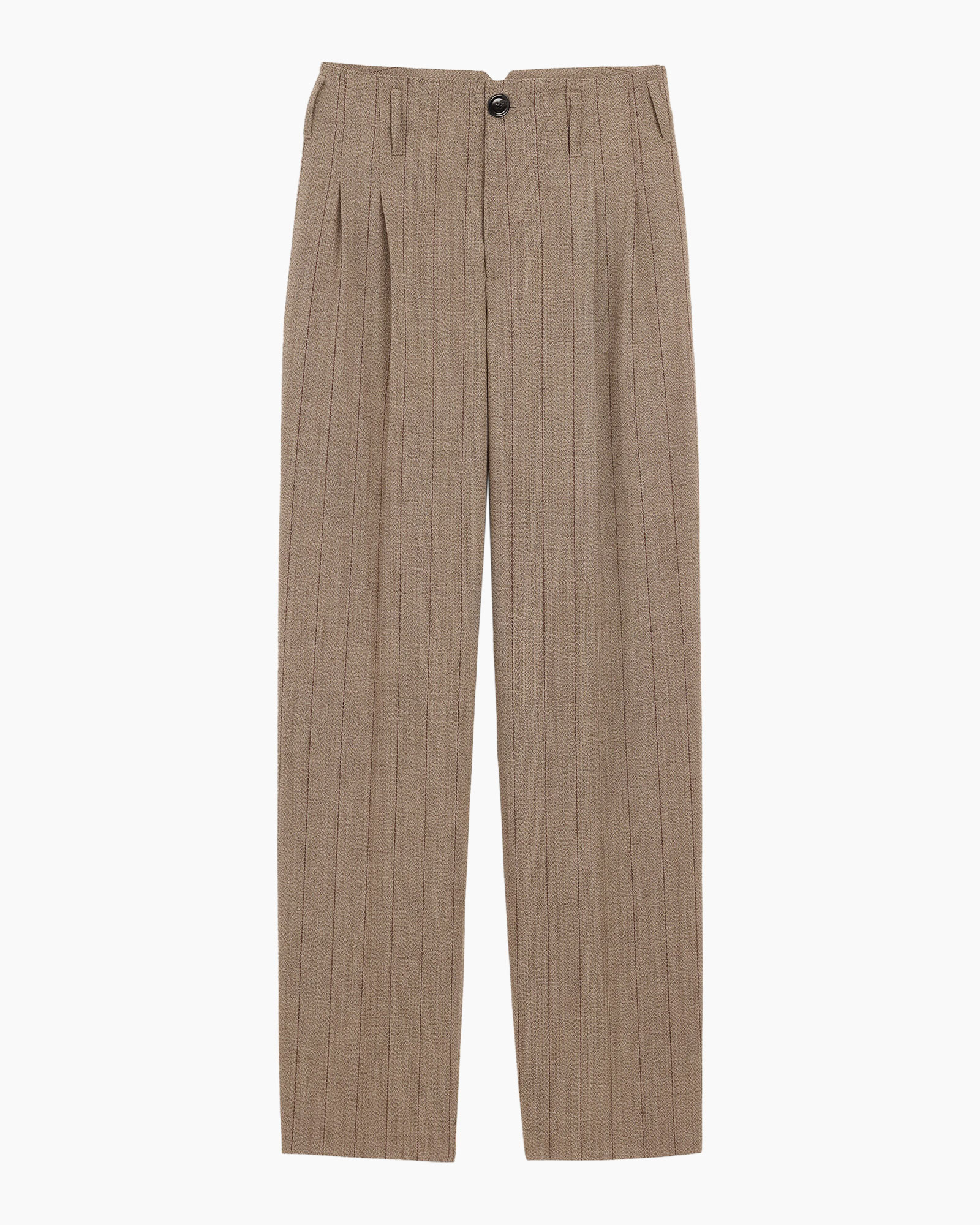 broek, naut, streep, plooien, casual