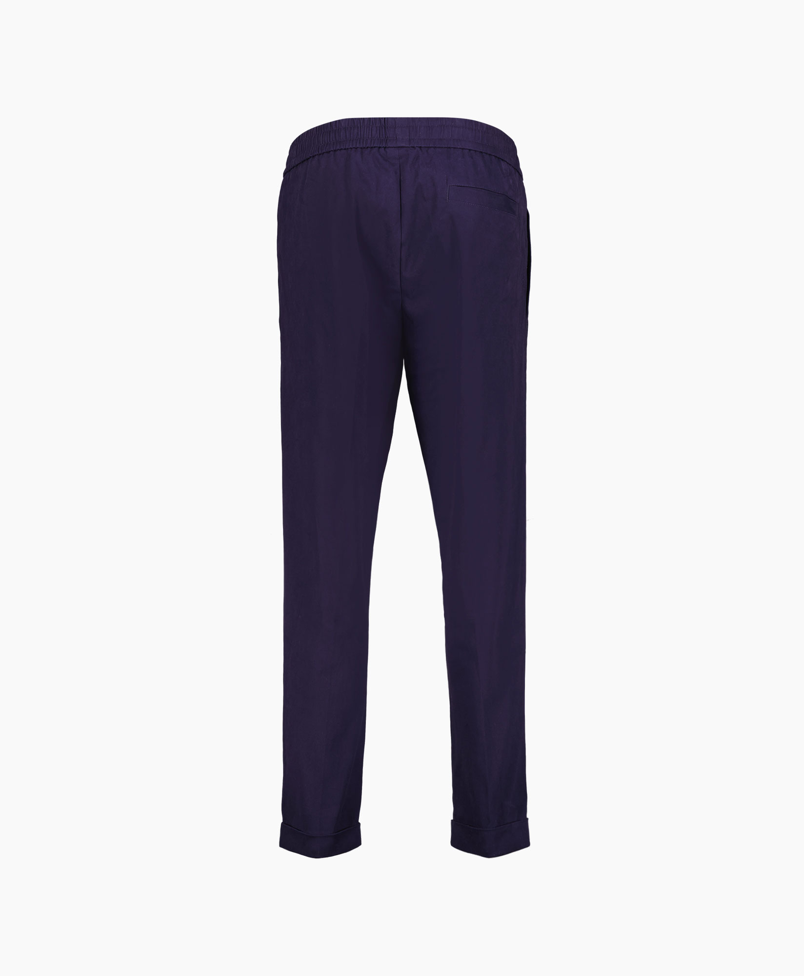 Olaf Hussein Broek Slim Cotton Donker Blauw