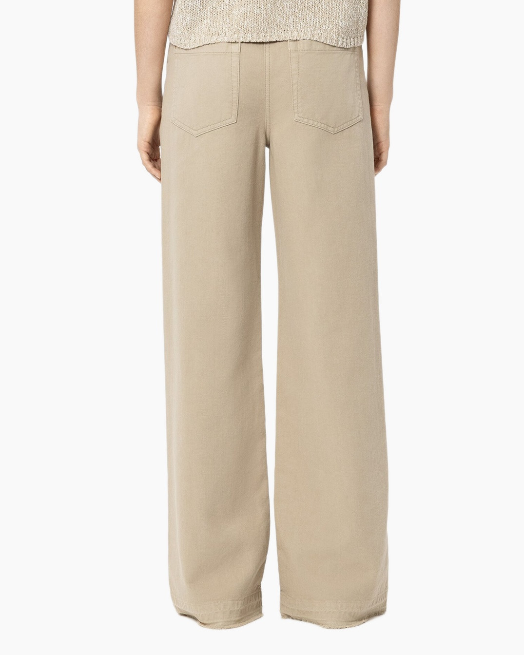 pants, wide-leg, beige, high-waist, belted