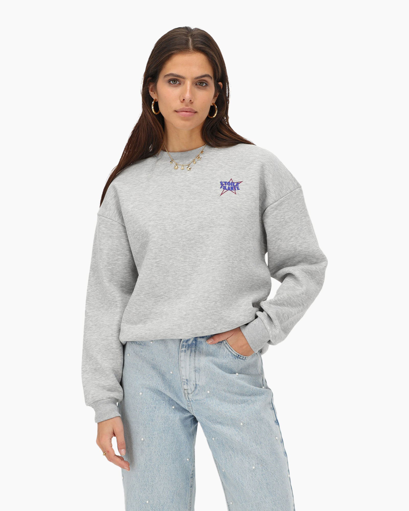 My Jewellery Trui Mj11887 midden grijs