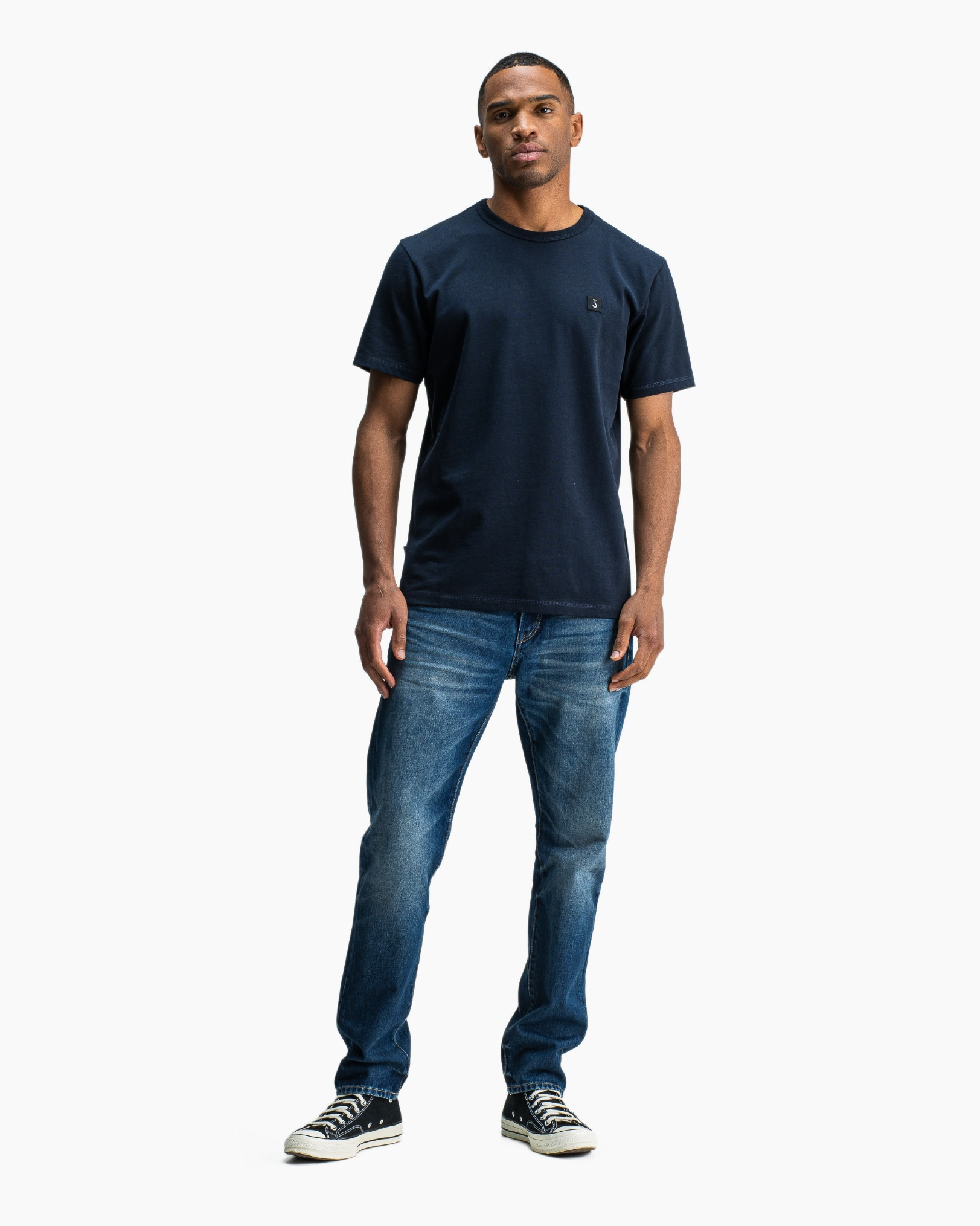 T-shirt Korte Mouw Army Tee Blauw T-shirt Korte Mouw Army Tee Blauw