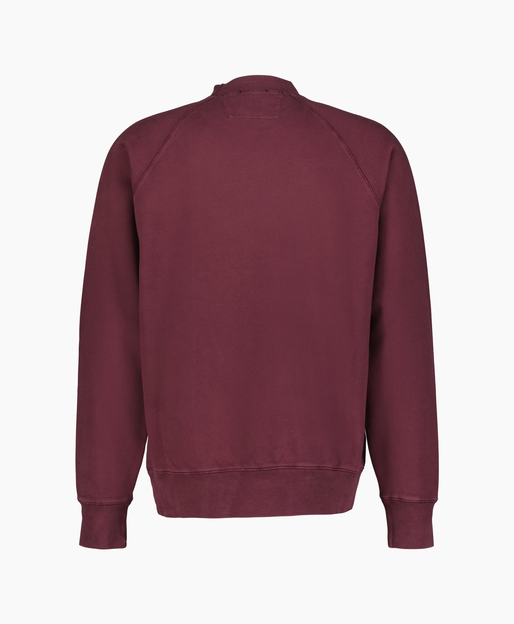 Sweater Brushed And Emerized Diagonal Fleece Logo  Paars