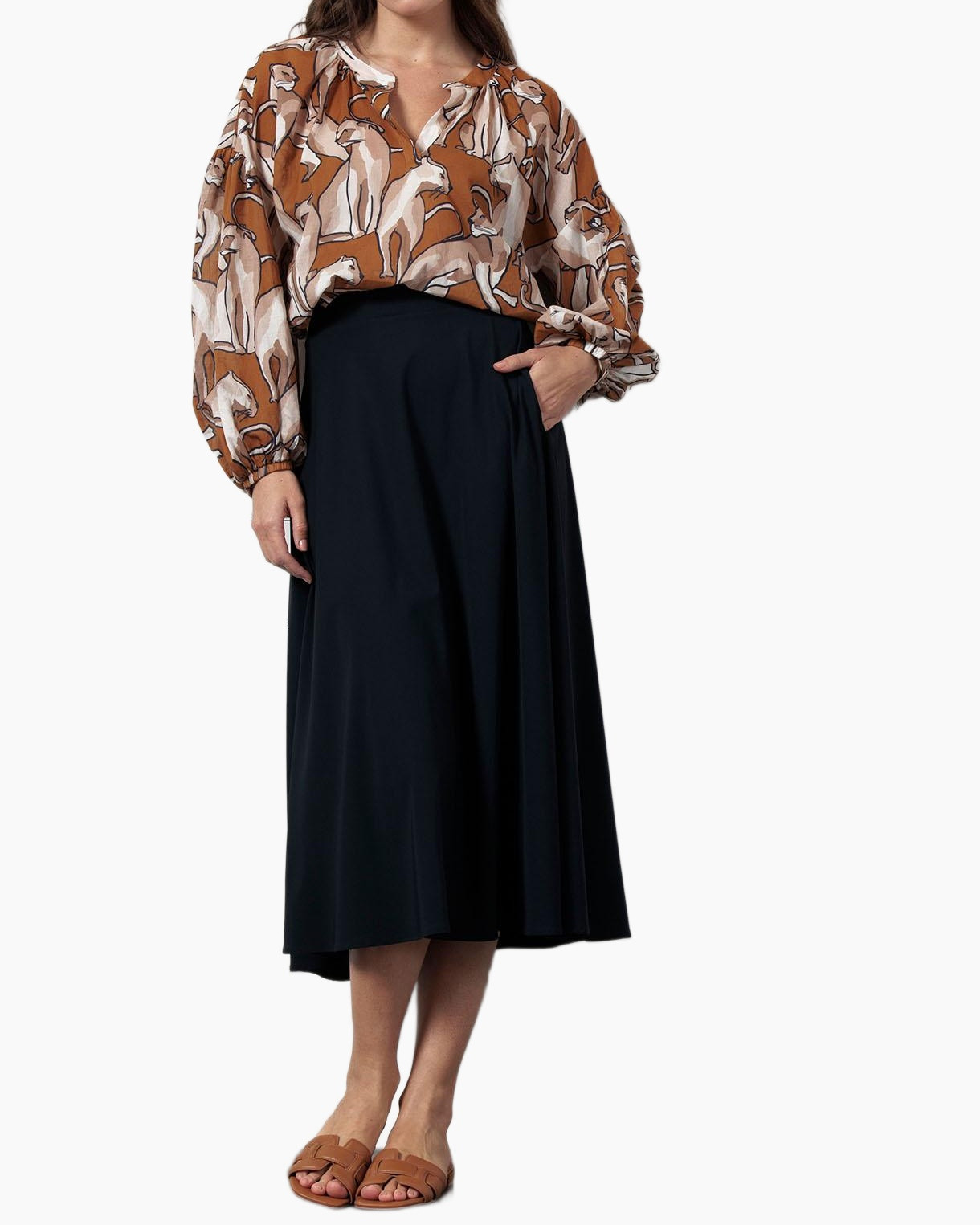 Blouse Marcha Panther Blouse Rood