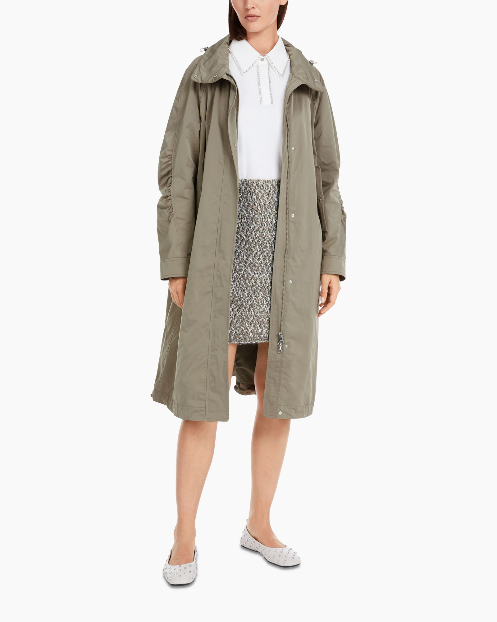 Coat Yc 11.02 W38 licht groen