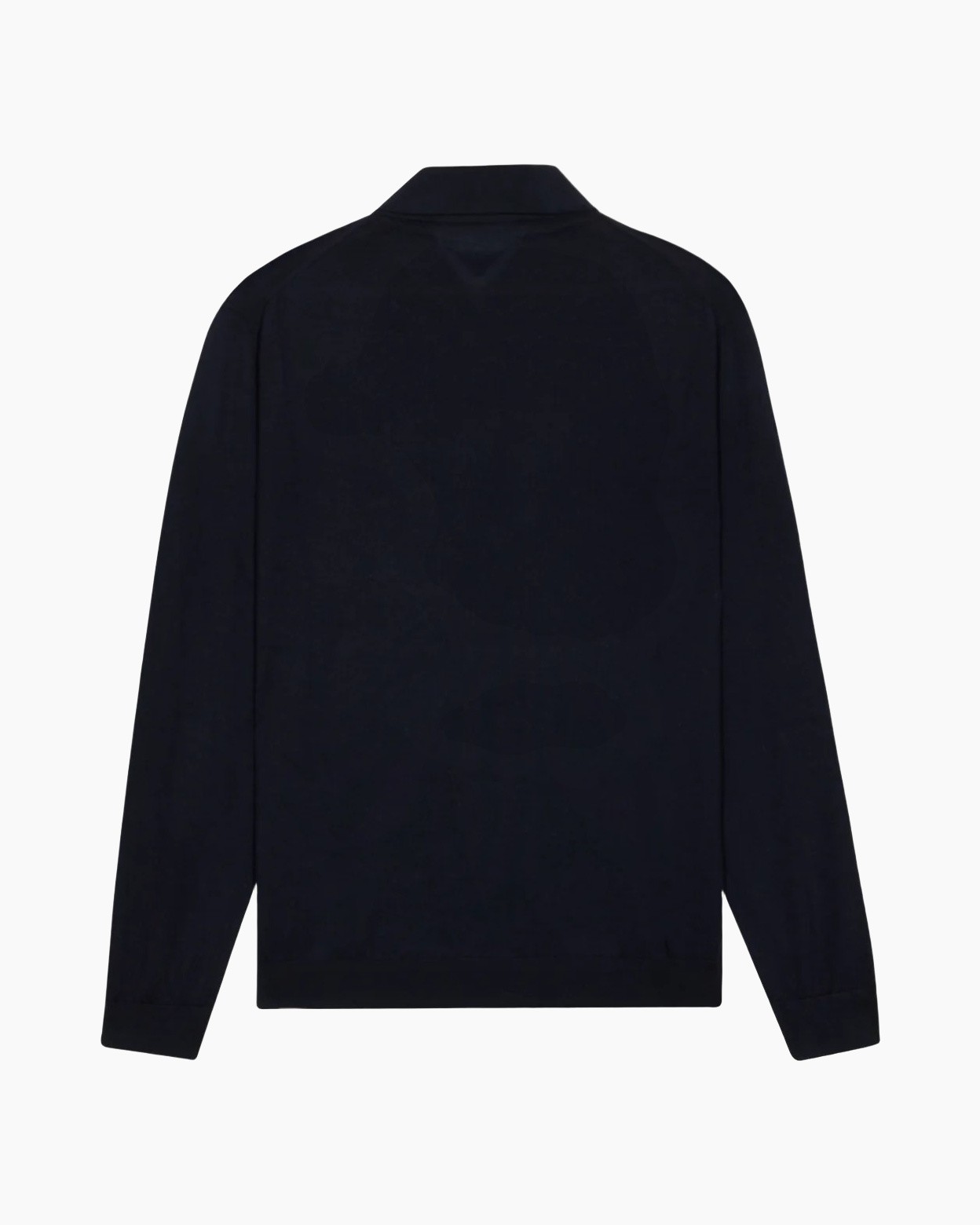 marineblauw, blazer, lange mouwen, achterkant, kraag