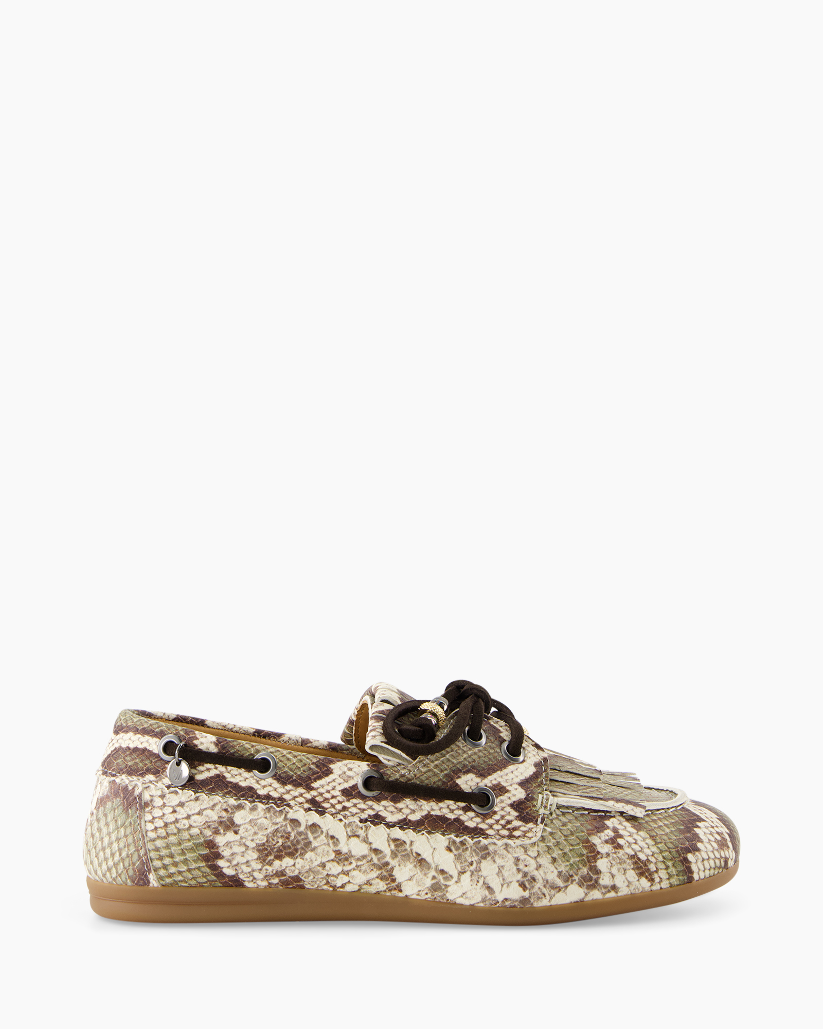 snake skin, boat shoe, loafers, tie detail, moccasin style