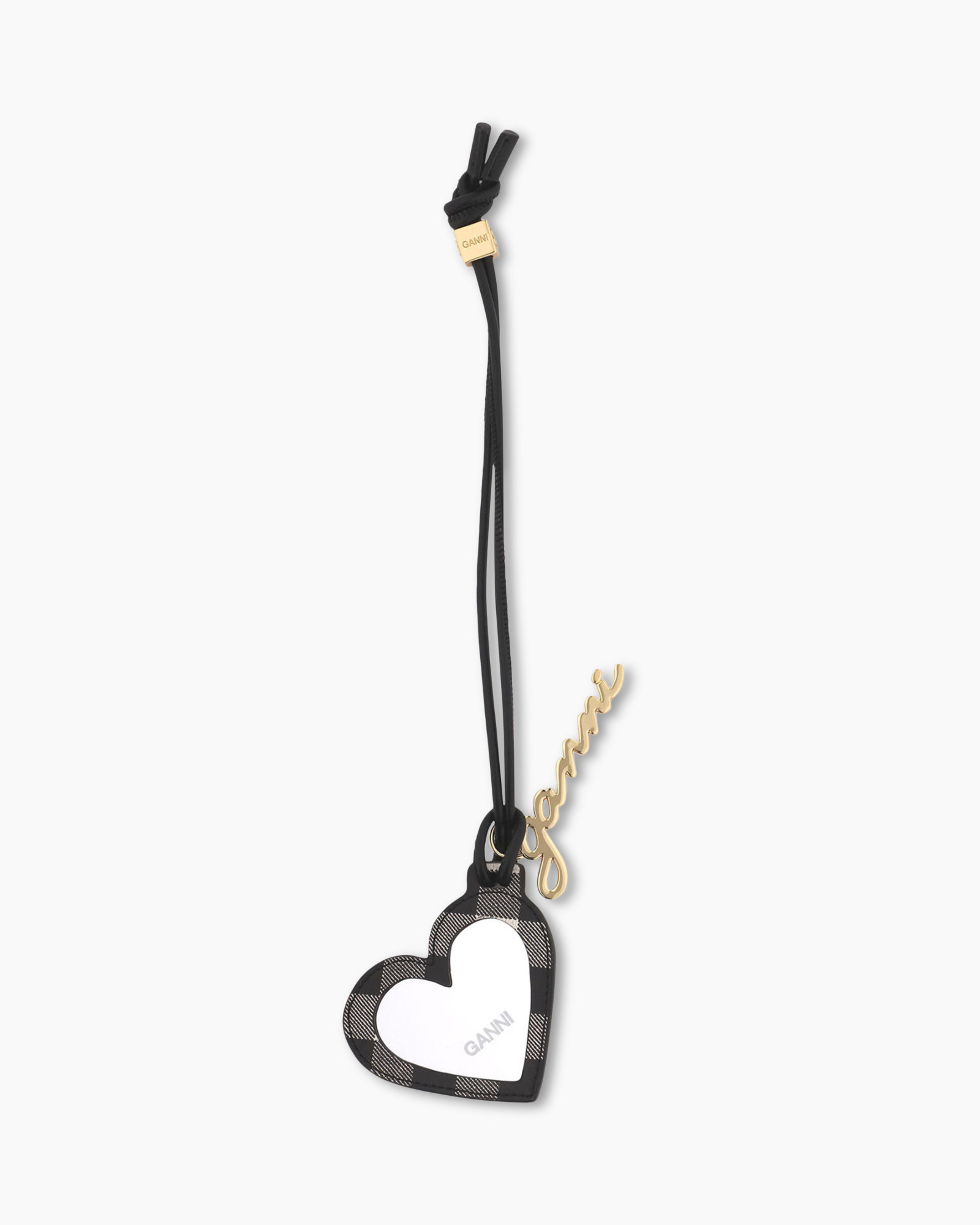 Diversen Bou Heart Mirror Zwart
