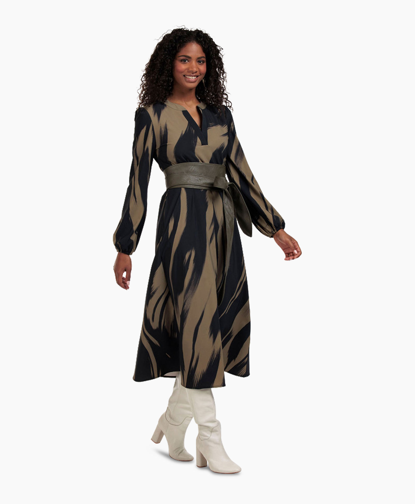 Jurk Sira Forest Dress COMBO L