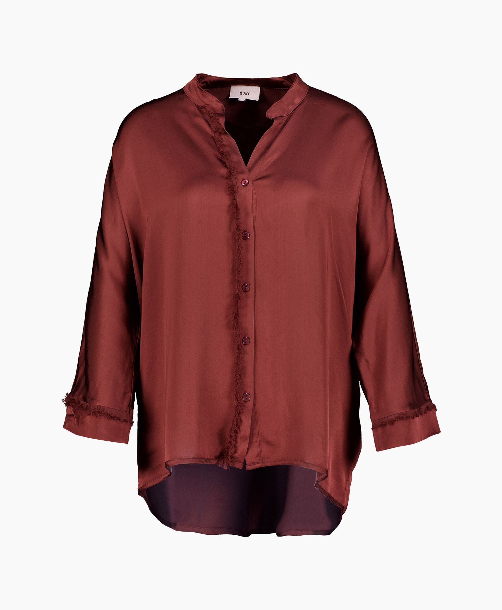 Blouse Foggia Donker Bruin