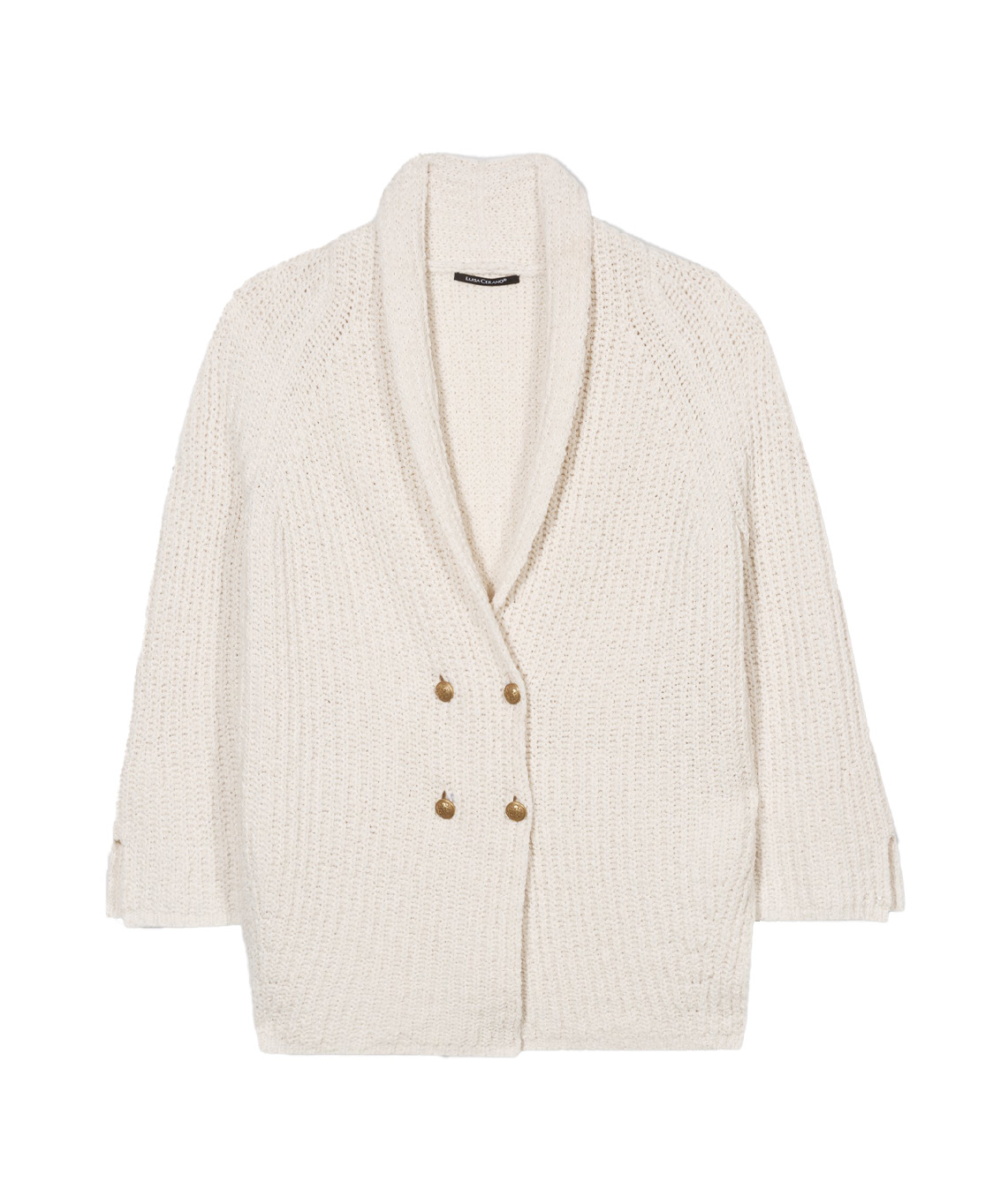 aanplakbiljet Verbeteren Berg kleding op Luisa Cerano Vest 8270/5318-0 Beige