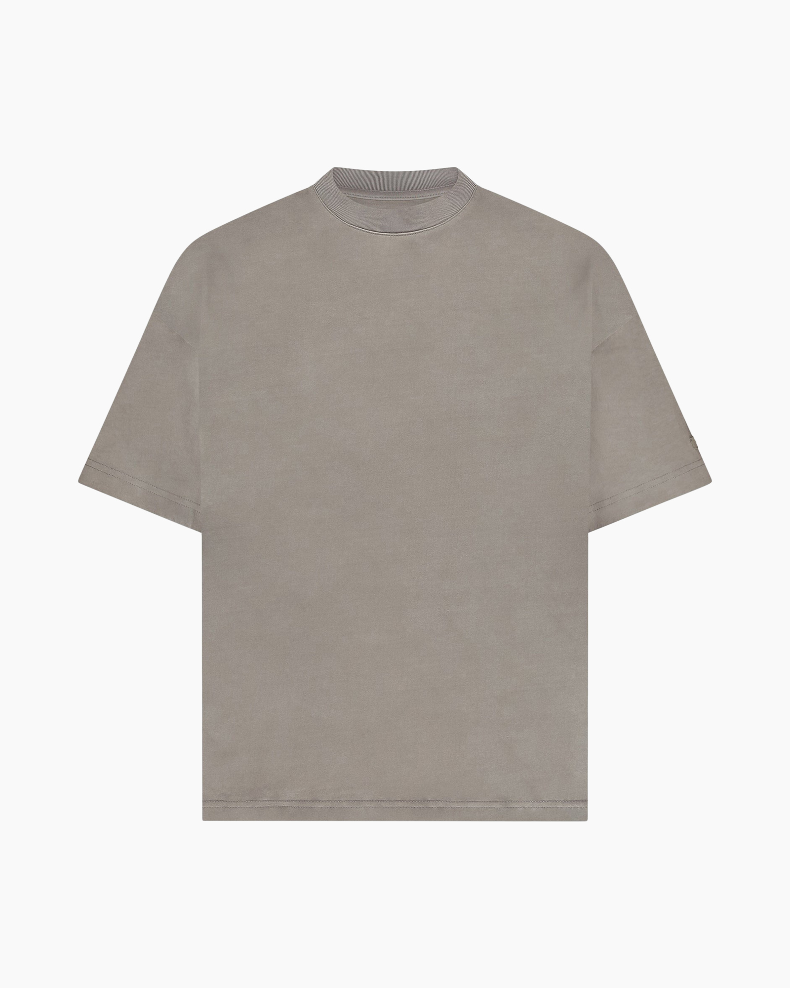 T-shirt Korte Mouw Atelier Tee Rubber Patch Taupe